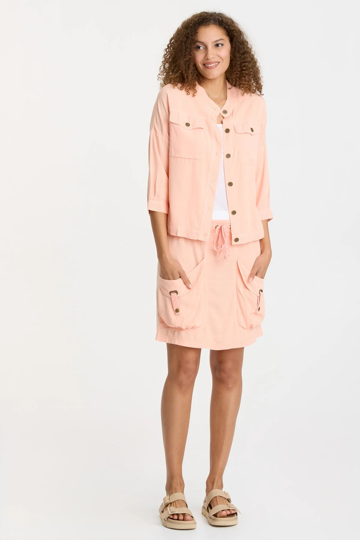 Twill Colbert Jacket - Shopern