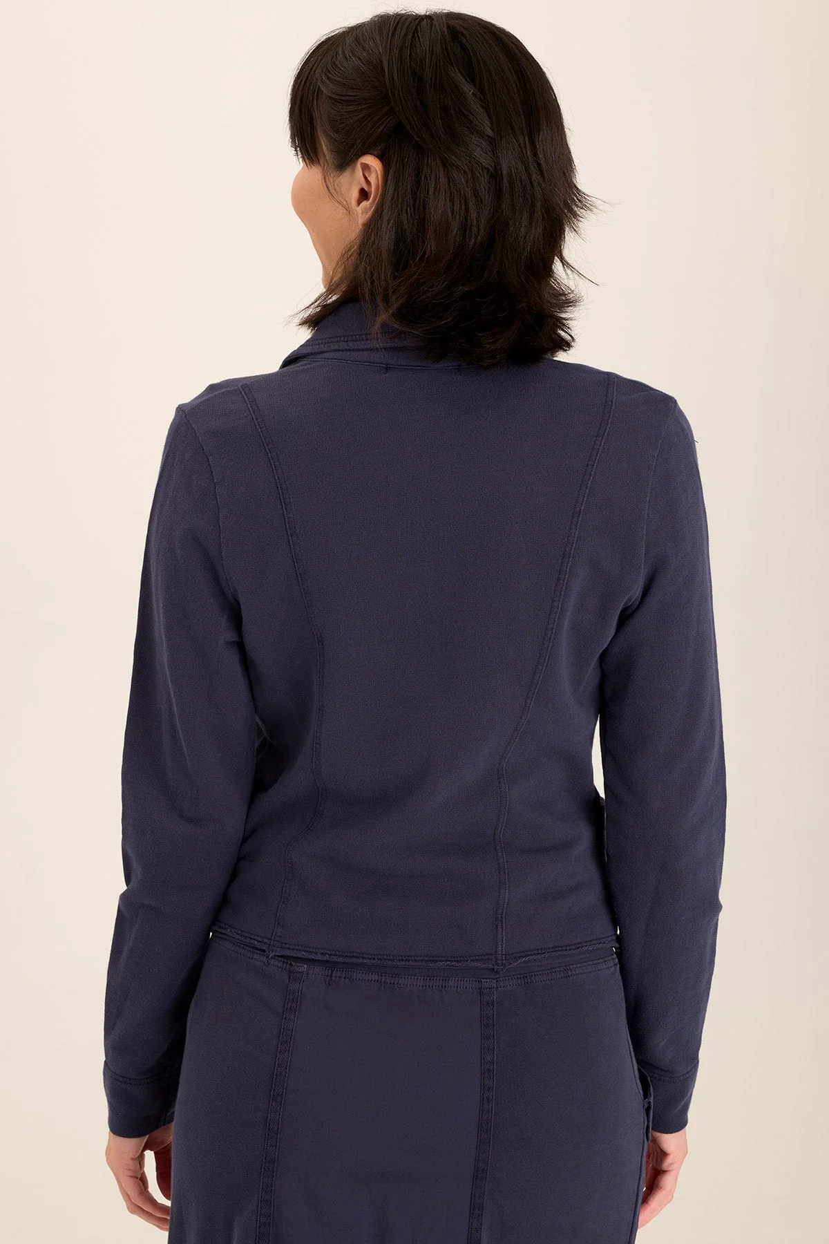 Damia Terry Three-Button Casual Blazer - Shopern