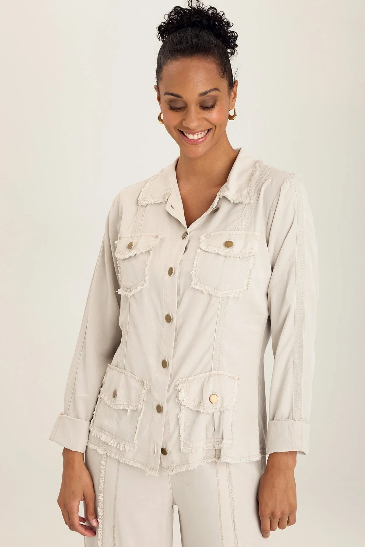 Twill Safari Jacket - Shopern