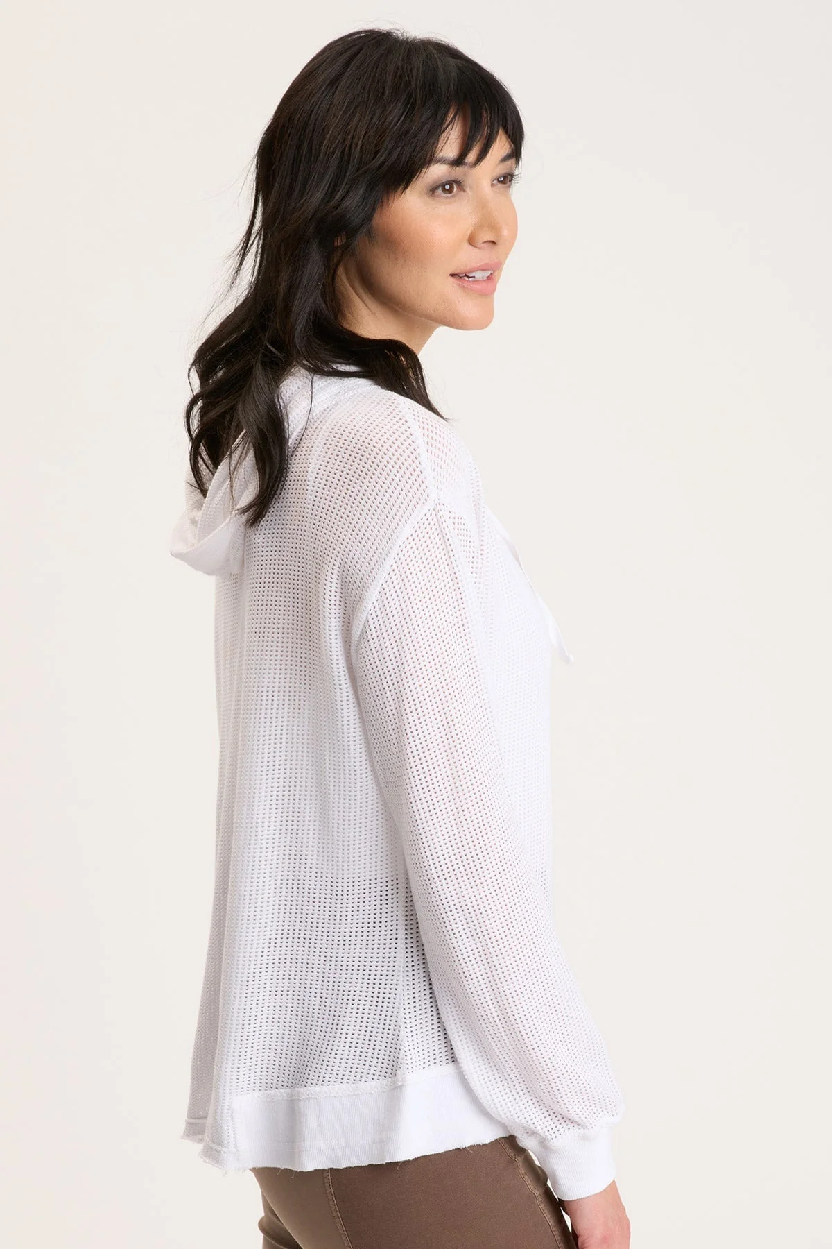 Mesh Sidel Hoodie - Shopern