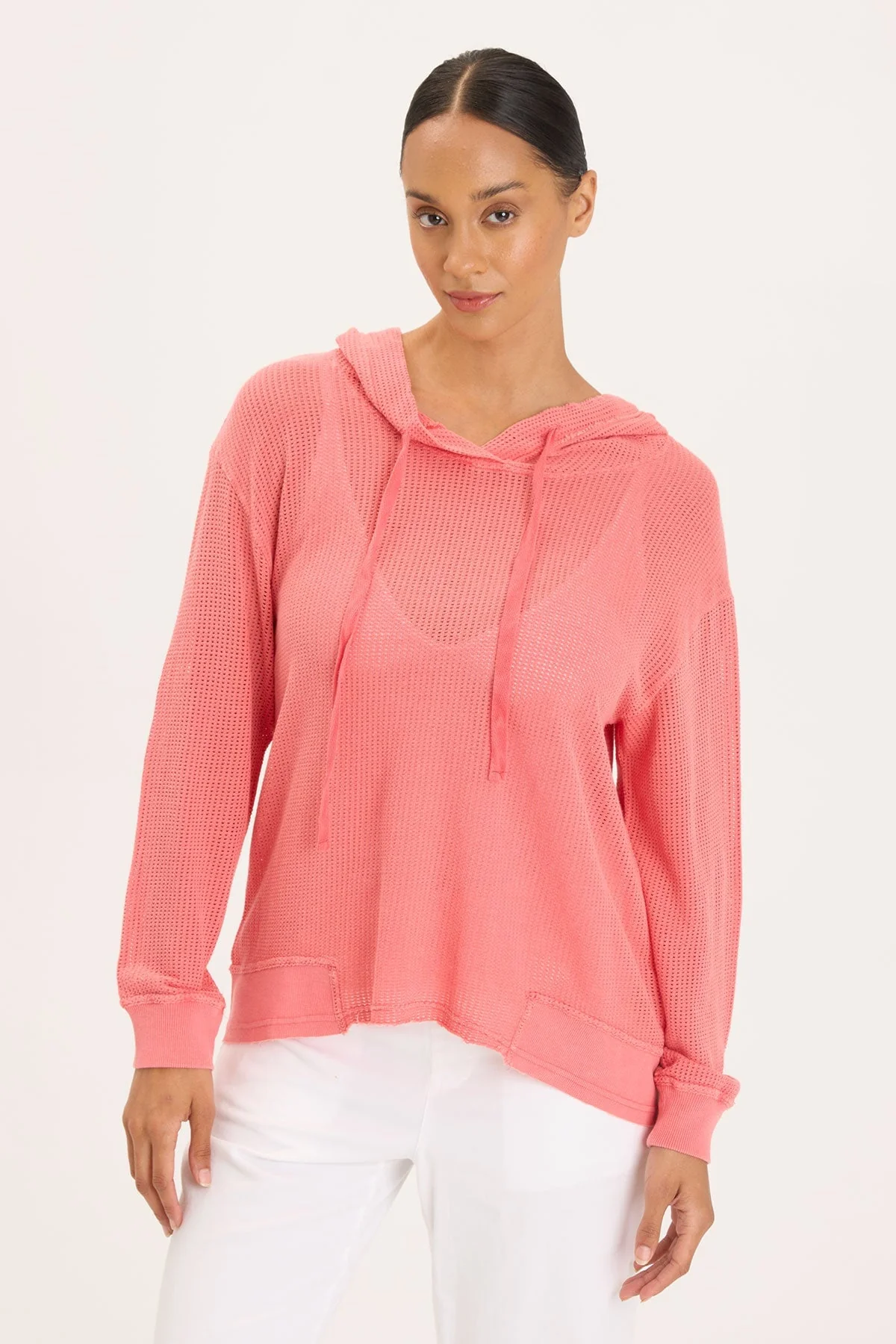 Mesh Sidel Hoodie - Shopern