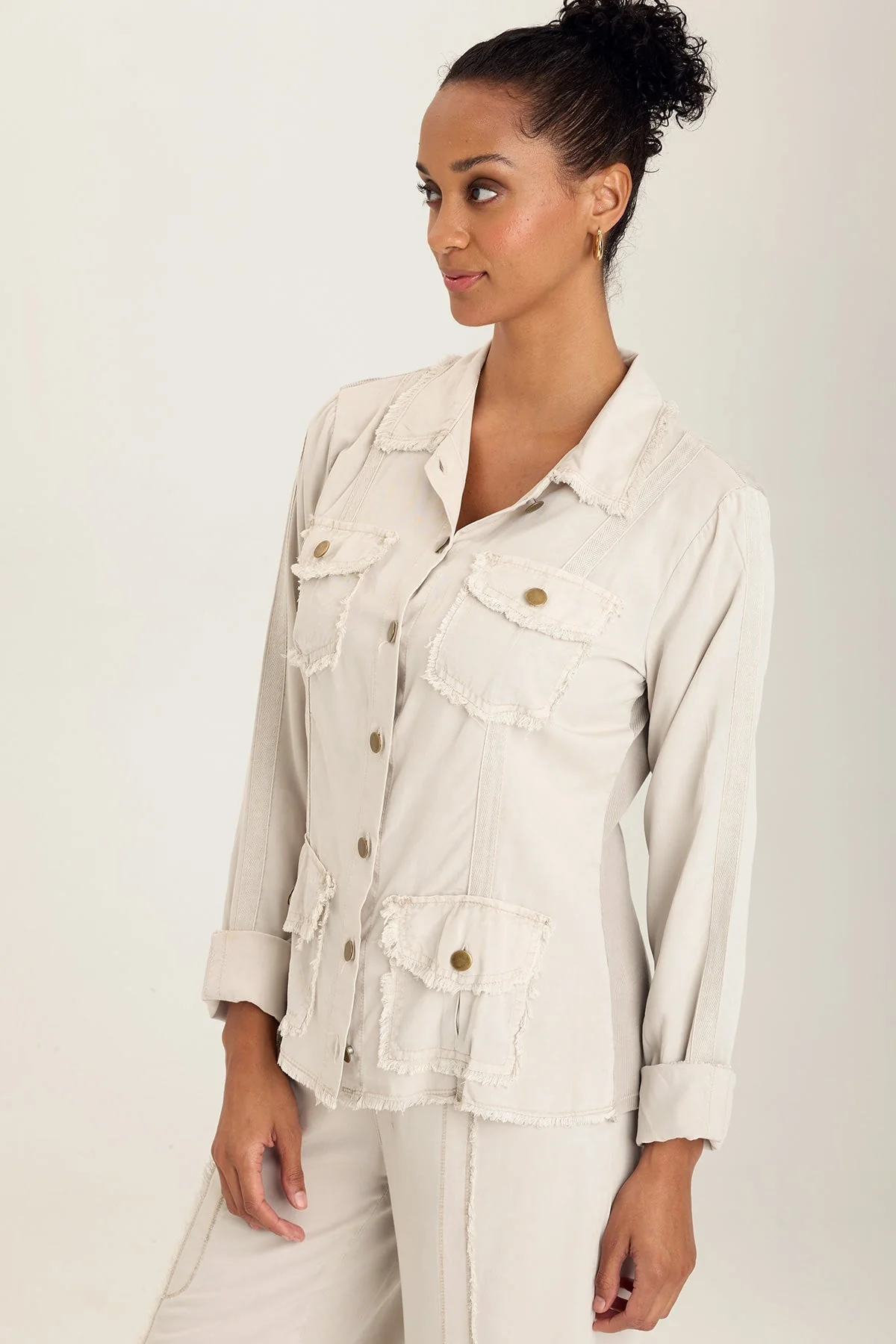 Twill Safari Jacket - Shopern