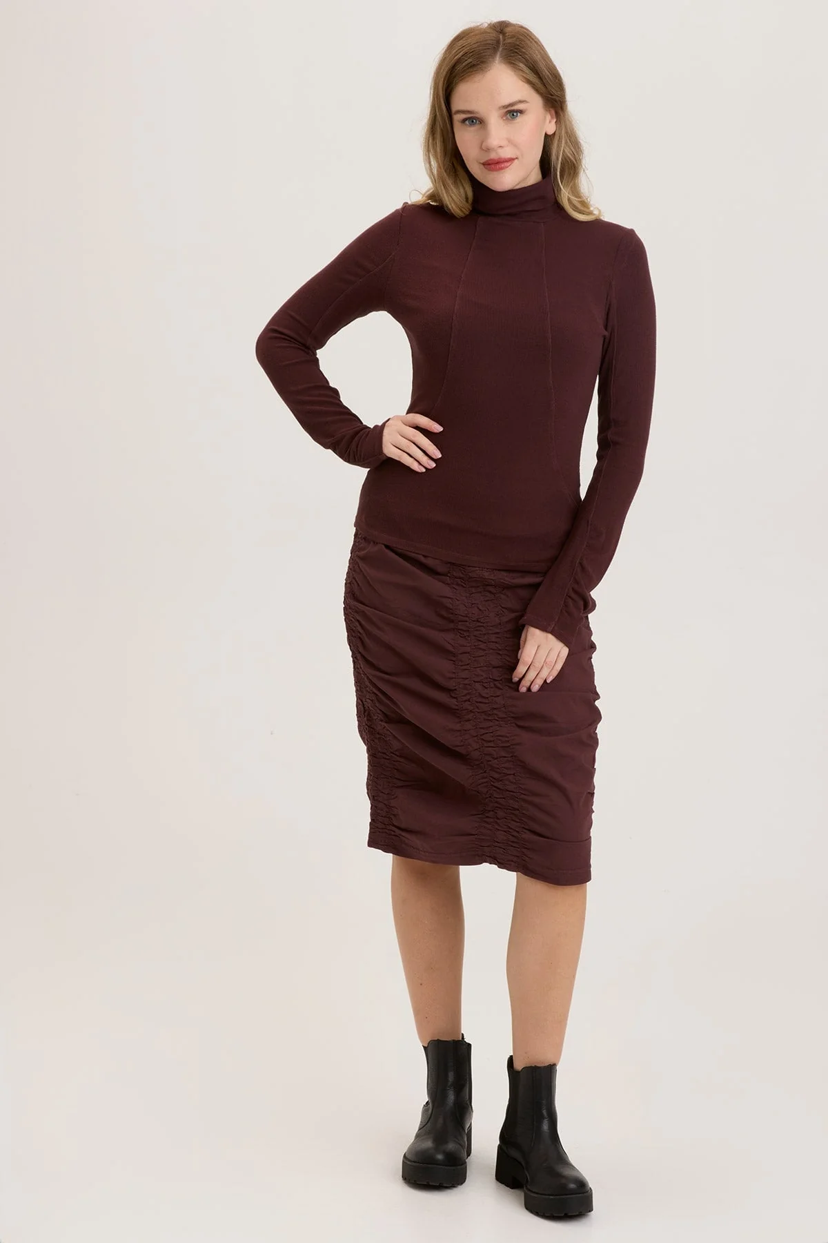 High Waist Midi Trace - Shopern