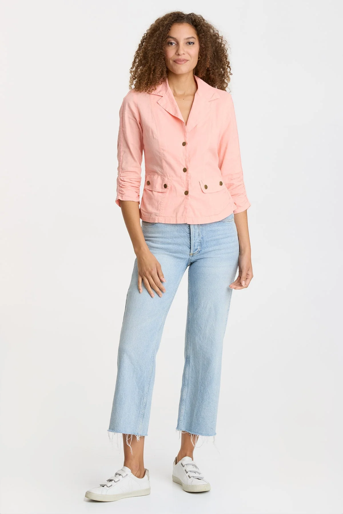 Linen Folksy Jacket - Shopern