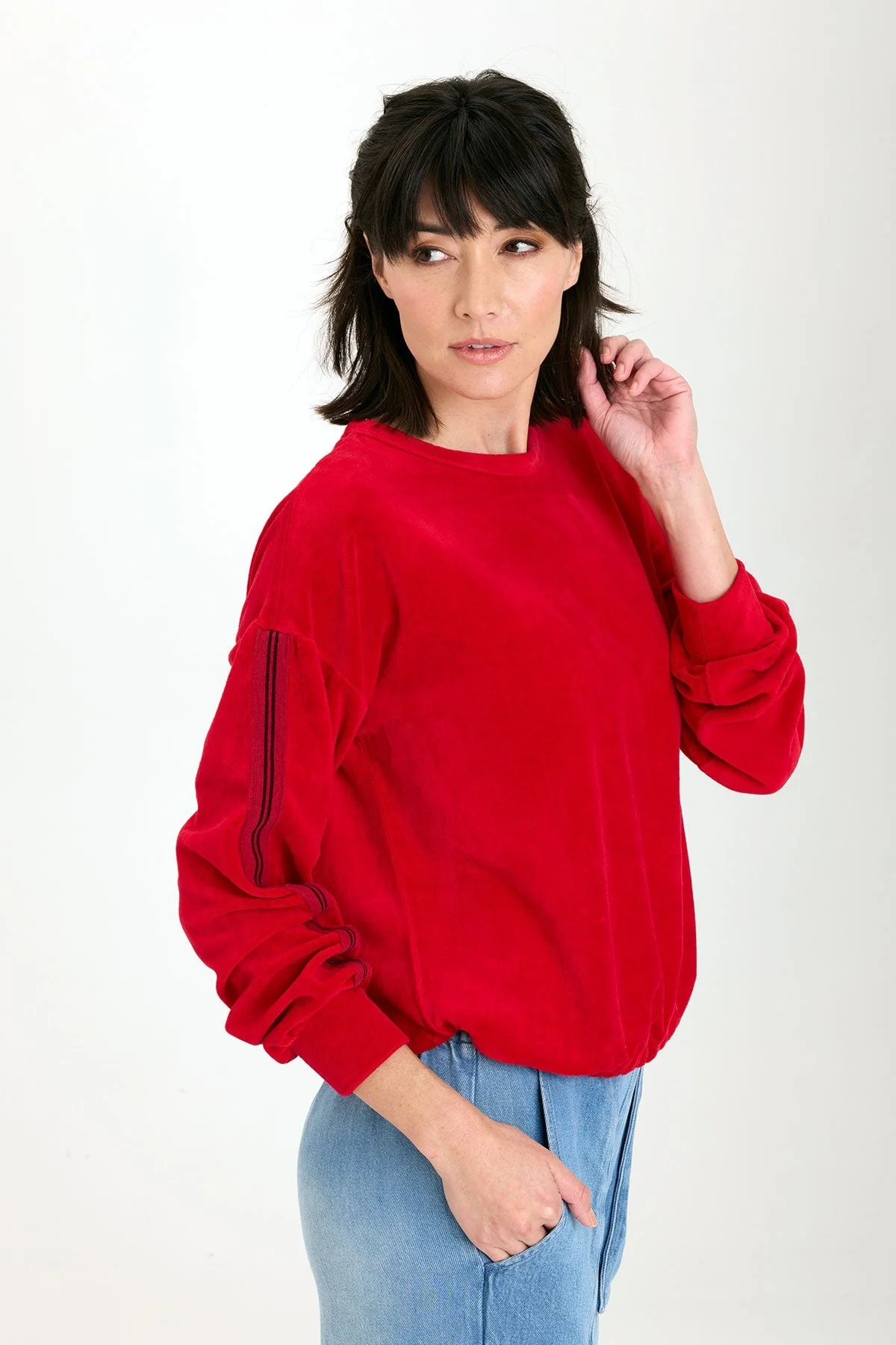 Rugby Stripe Dottie Sweatshirt - Shopern