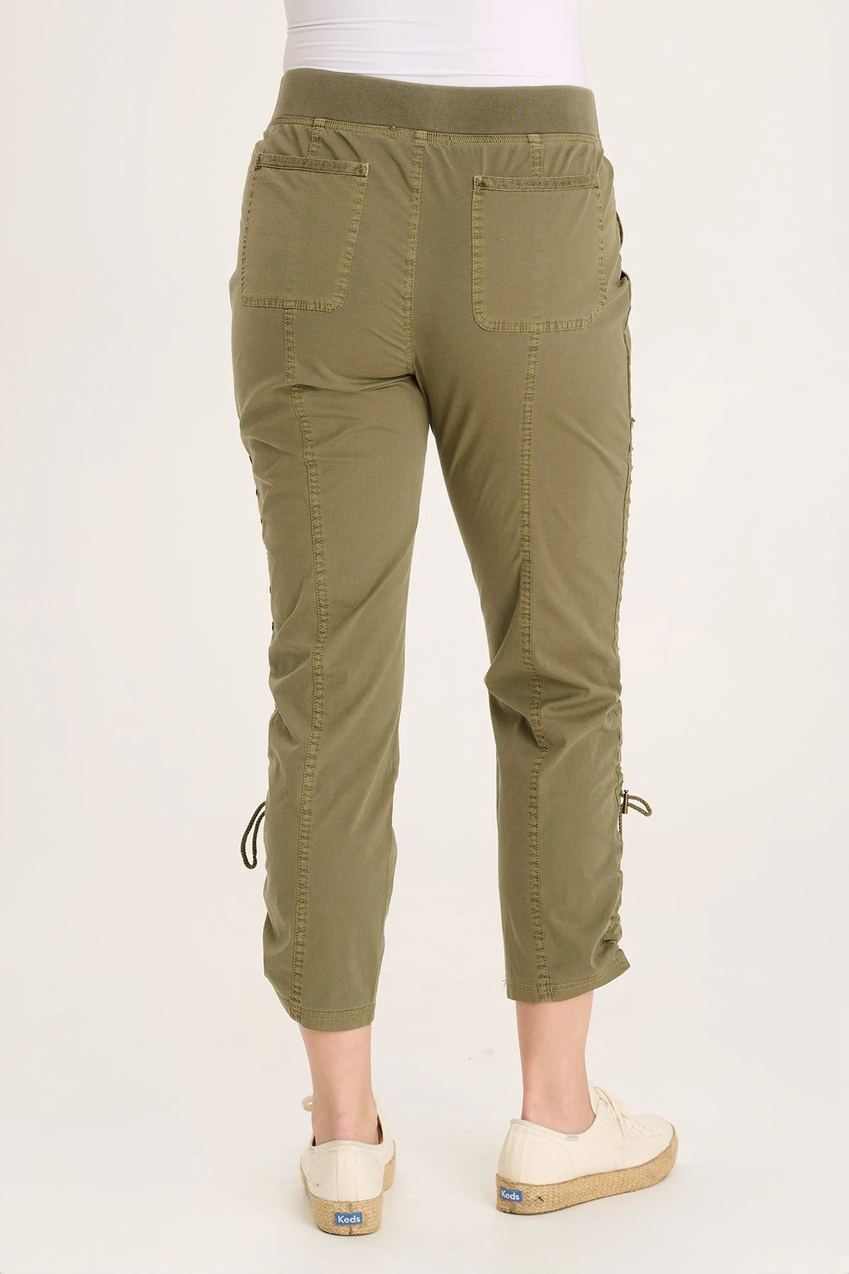 Otish Slim Poplin Crop - Shopern