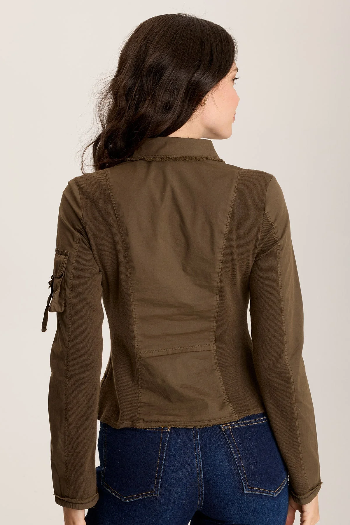 Munir Three-Button Jacket with Lapel Collar - Shopern