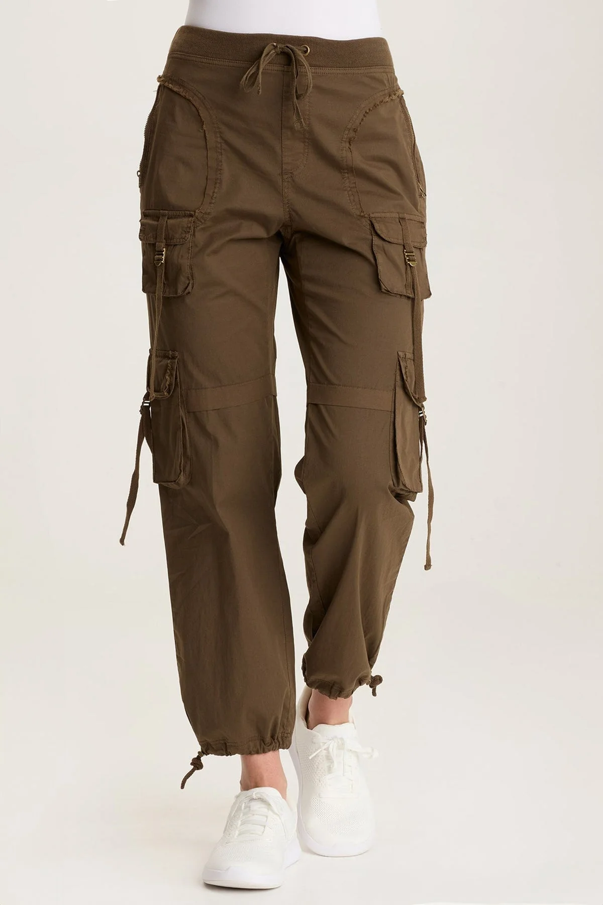 Jillit Poplin Cargo Jogger Crop Pant - Shopern