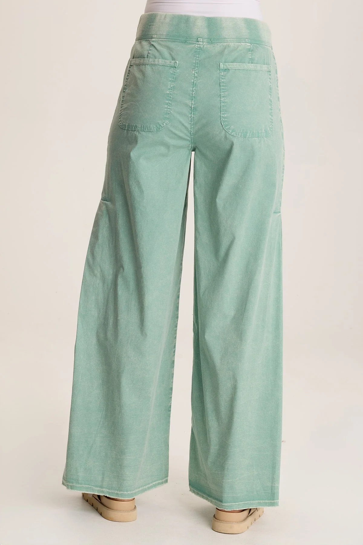 Coline Poplin Wide Leg Pant - Shopern