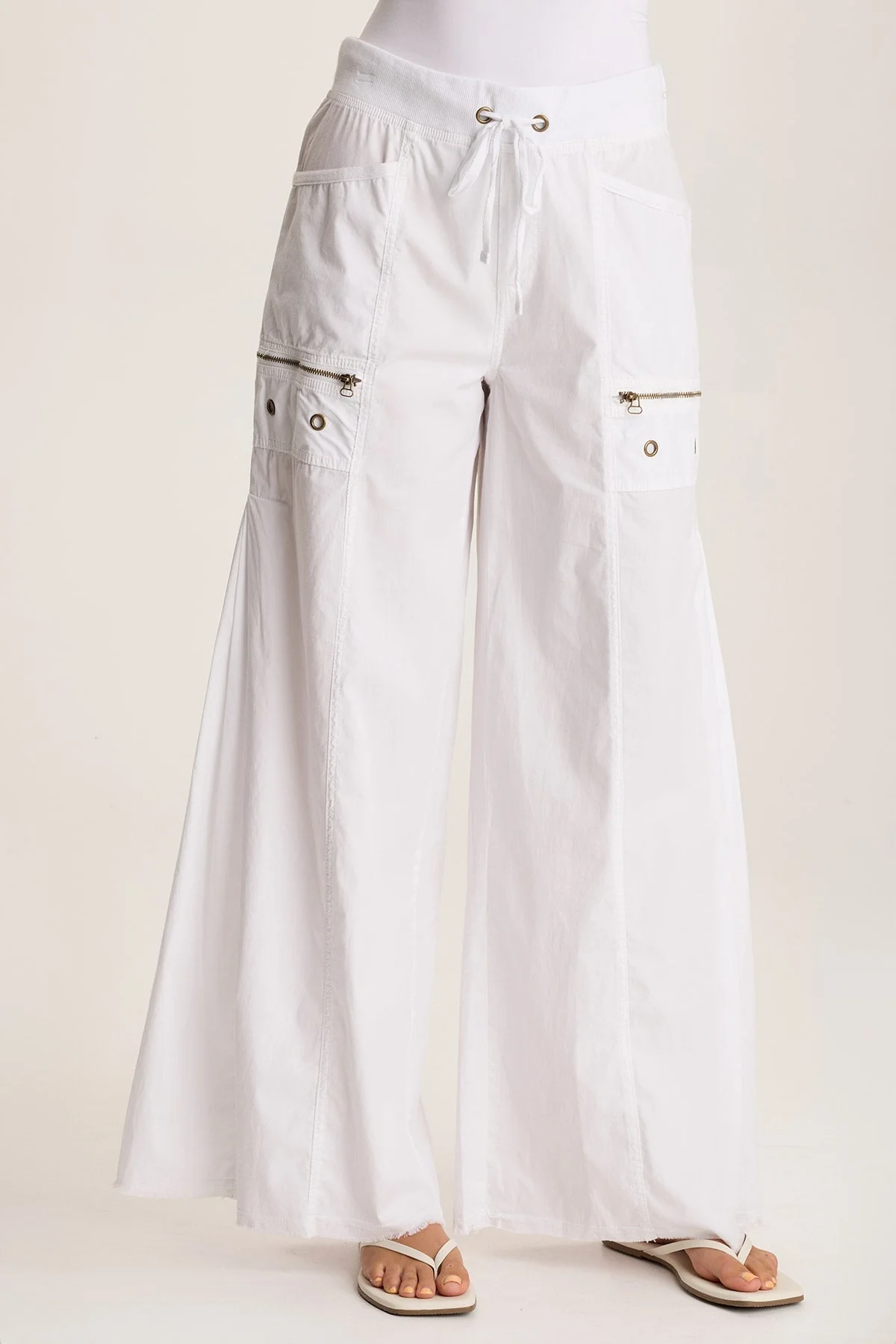 Coline Poplin Wide Leg Pant - Shopern