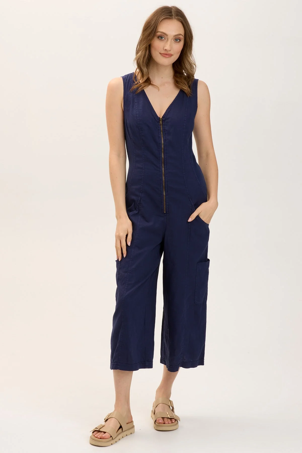 Linen Norris Jumpsuit - Shopern