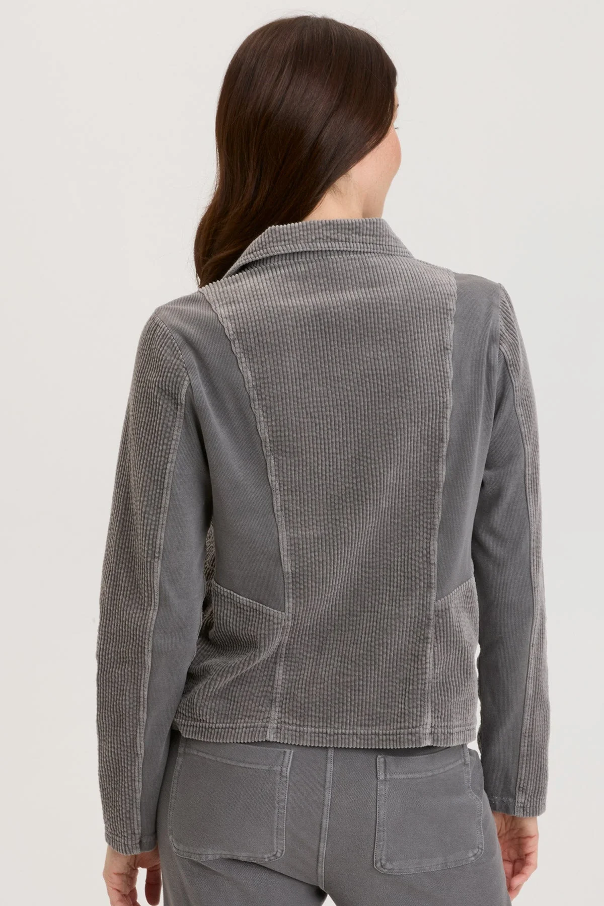 Voni Embroidered Moto Jacket - Shopern