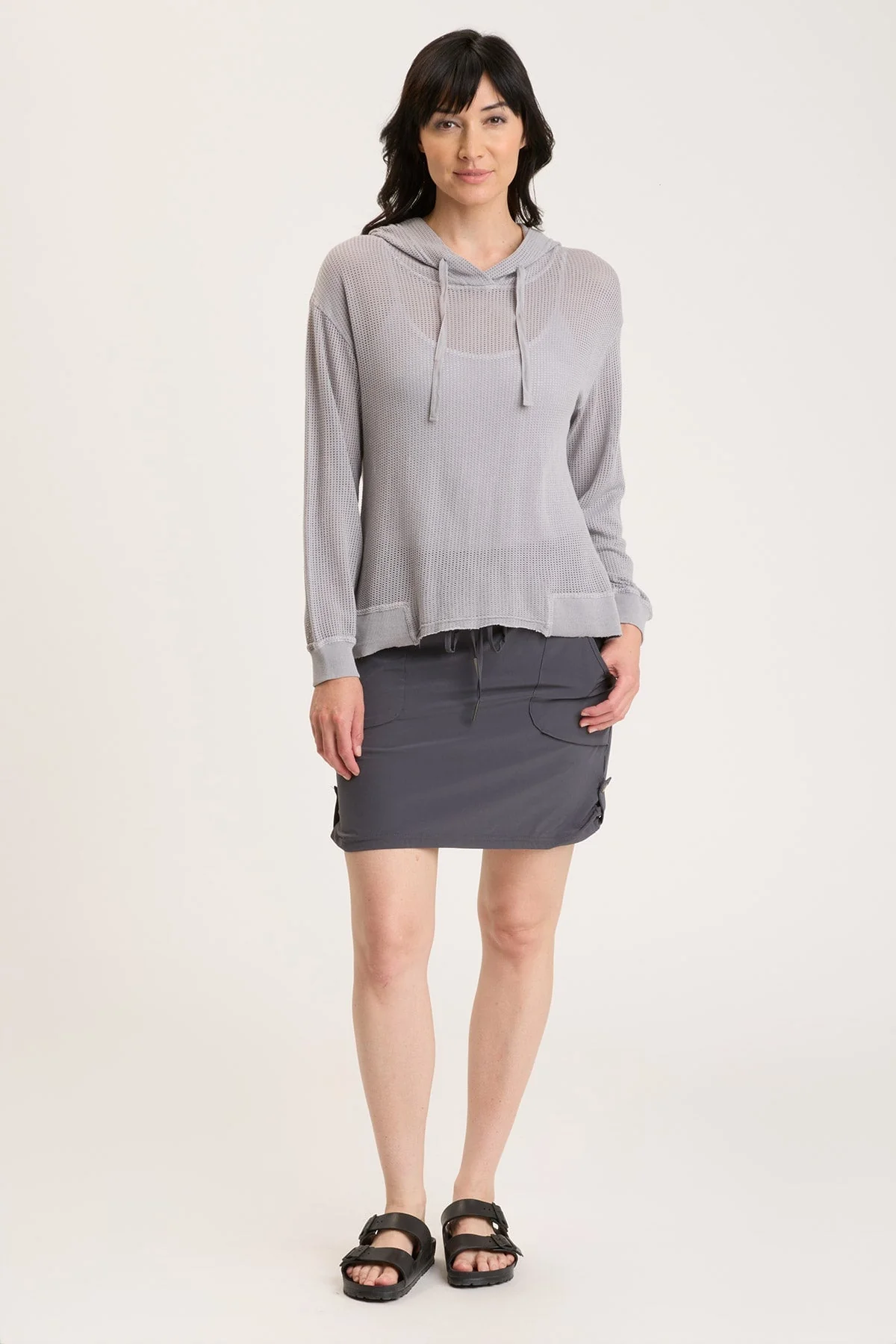 Mesh Sidel Hoodie - Shopern