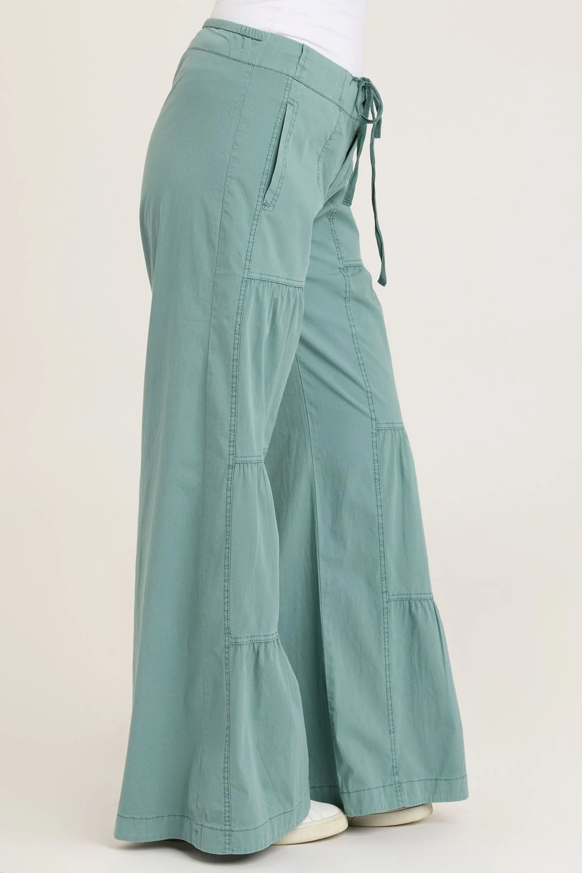 Terraced Wide Leg Pant - Shopern