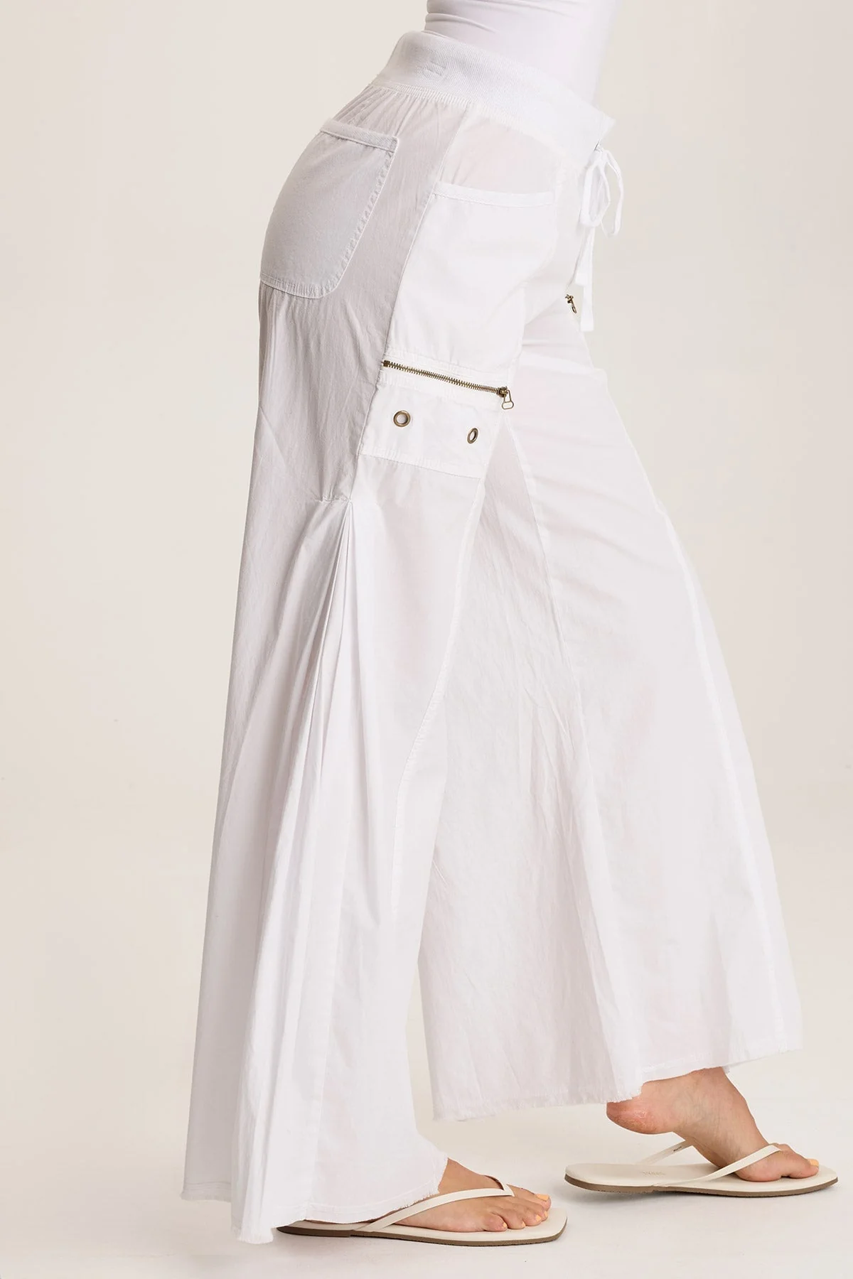 Coline Poplin Wide Leg Pant - Shopern