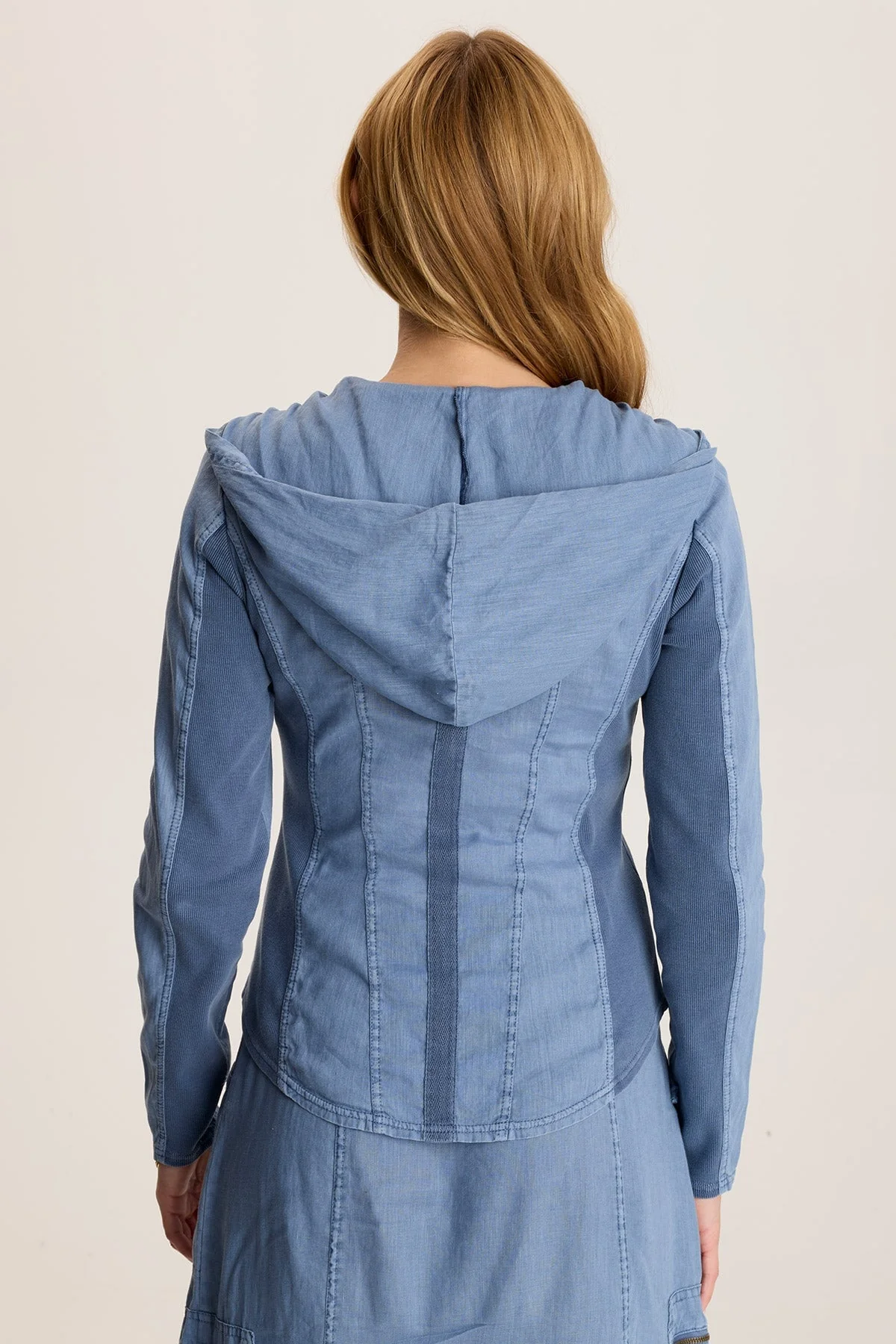 Balvino Linen Ruched Cord Jacket - Shopern