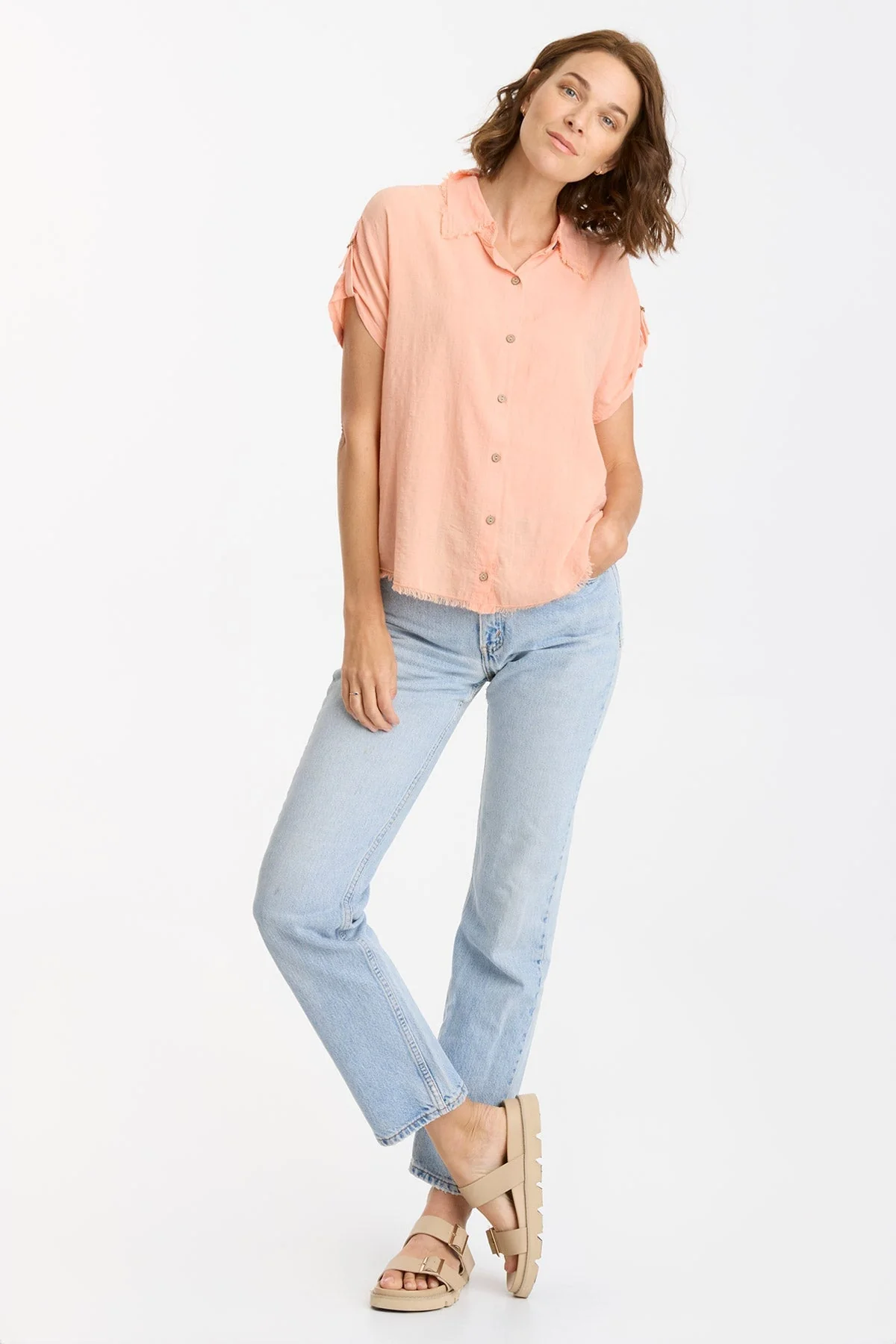 Ninette Button-Up Top - Shopern