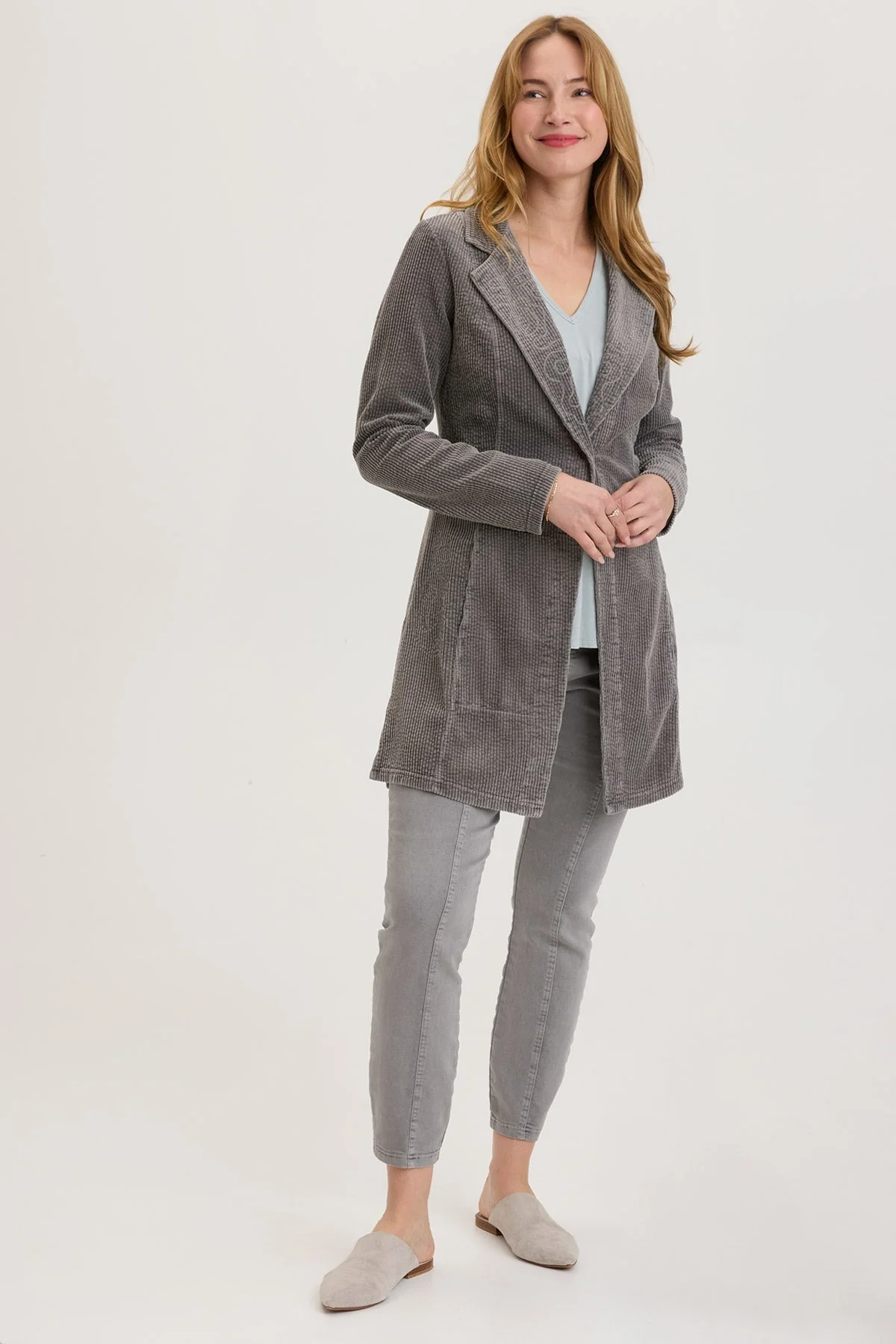 Seema Embroidered Long Coat - Shopern