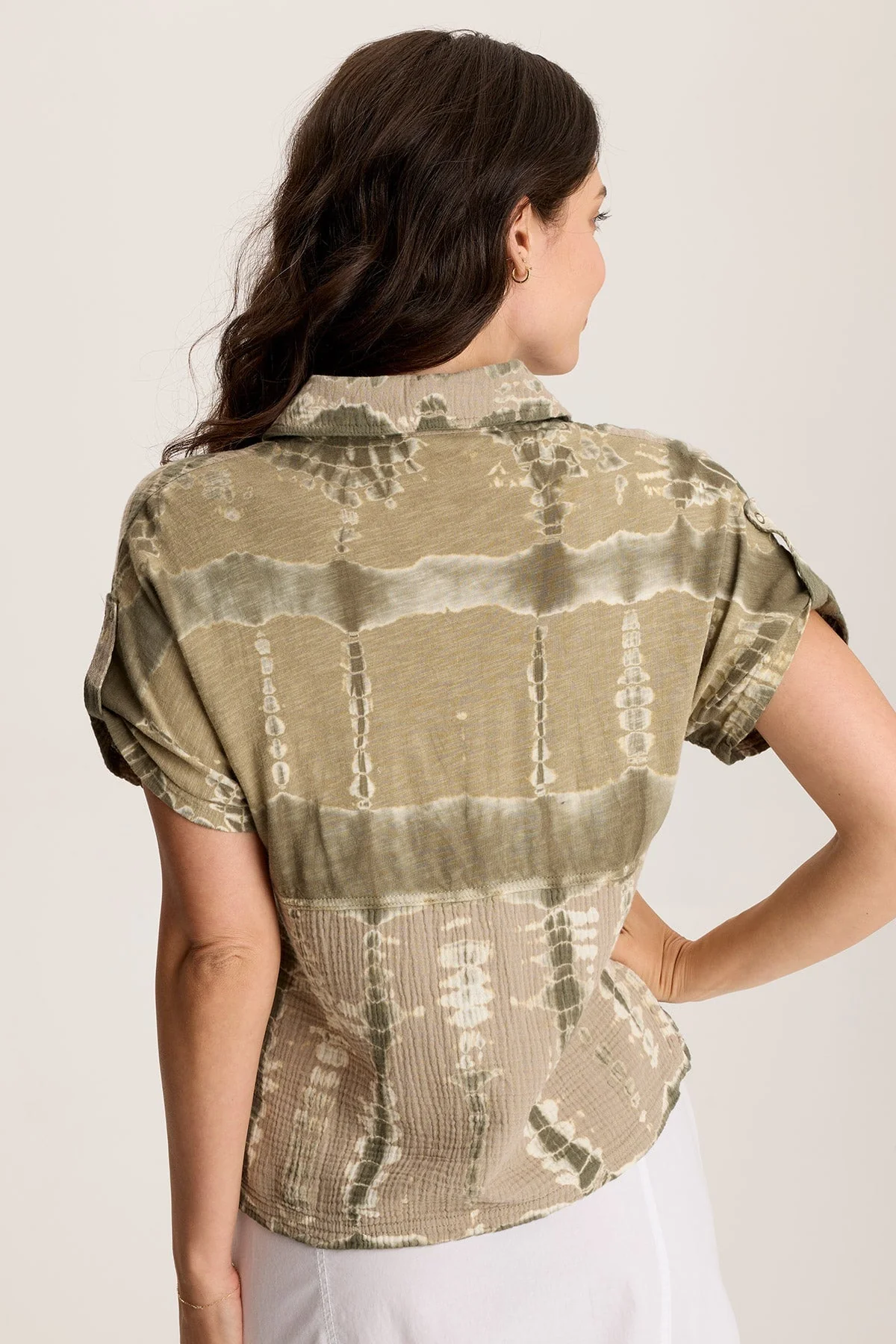 Anders Short Sleeve Collared Top - Shopern