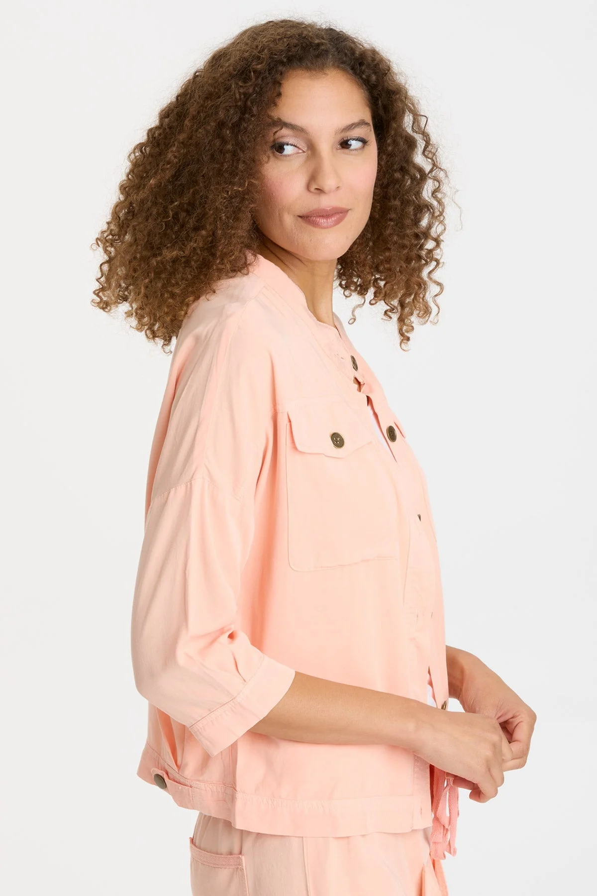 Twill Colbert Jacket - Shopern