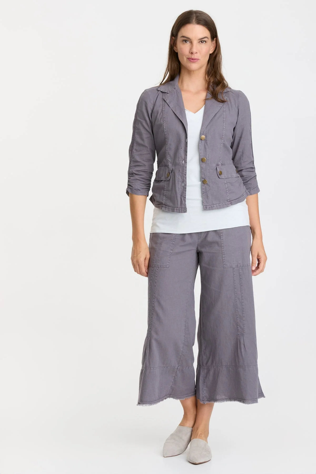 Linen Folksy Jacket - Shopern