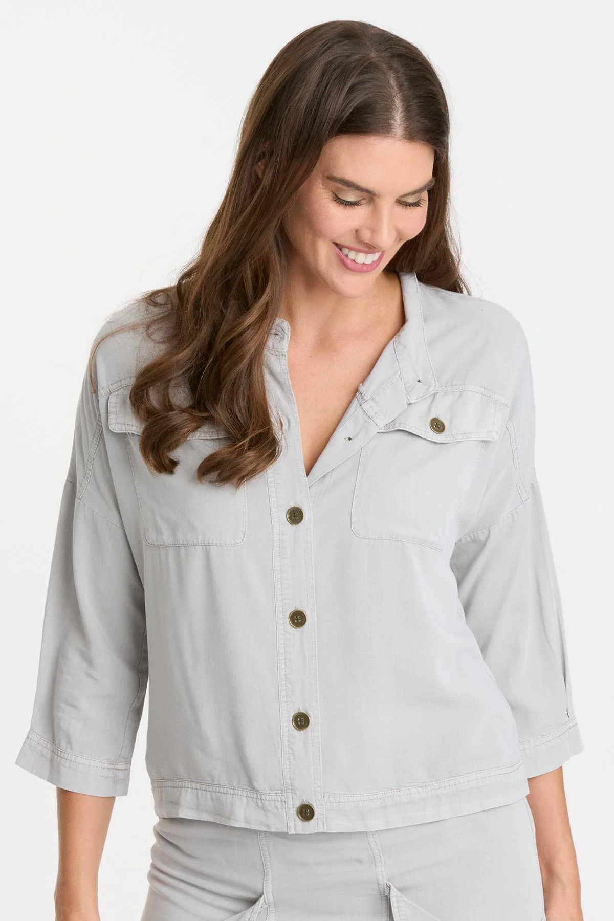 Twill Colbert Jacket - Shopern