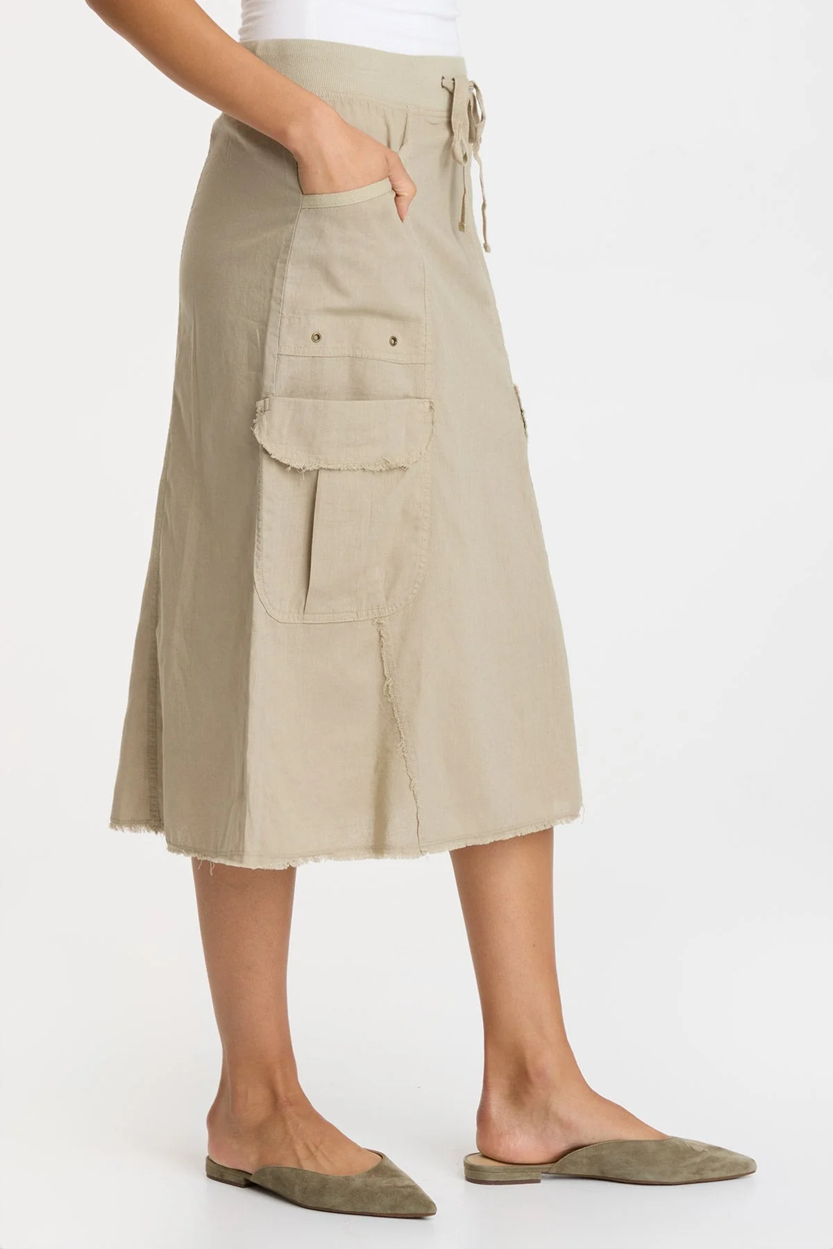 Linen Bellamy Skirt - Shopern
