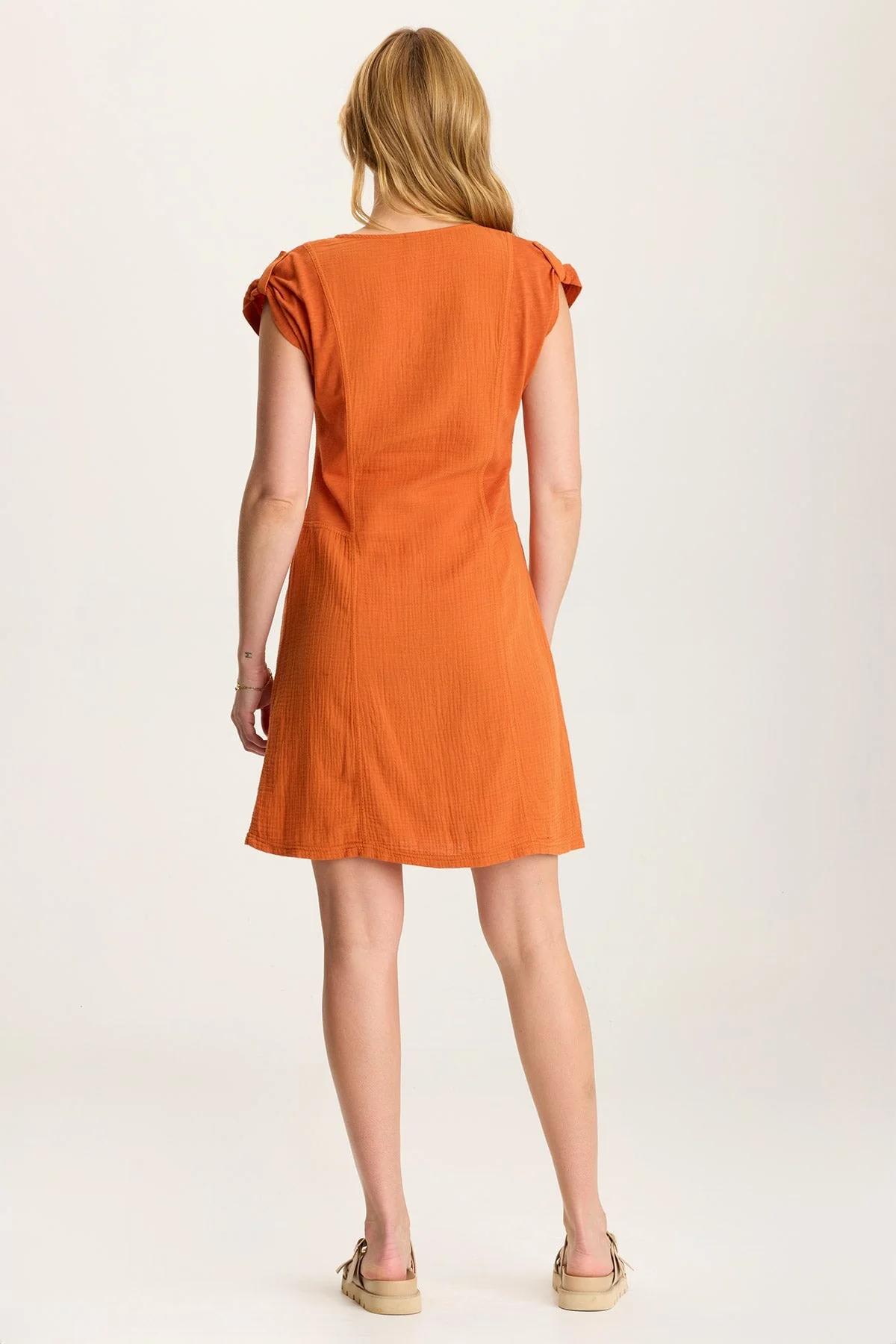 Crevin Lounge Dress in Plush Double Gauze - Shopern
