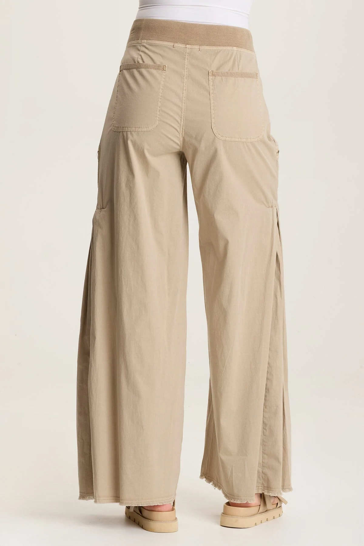 Coline Poplin Wide Leg Pant - Shopern