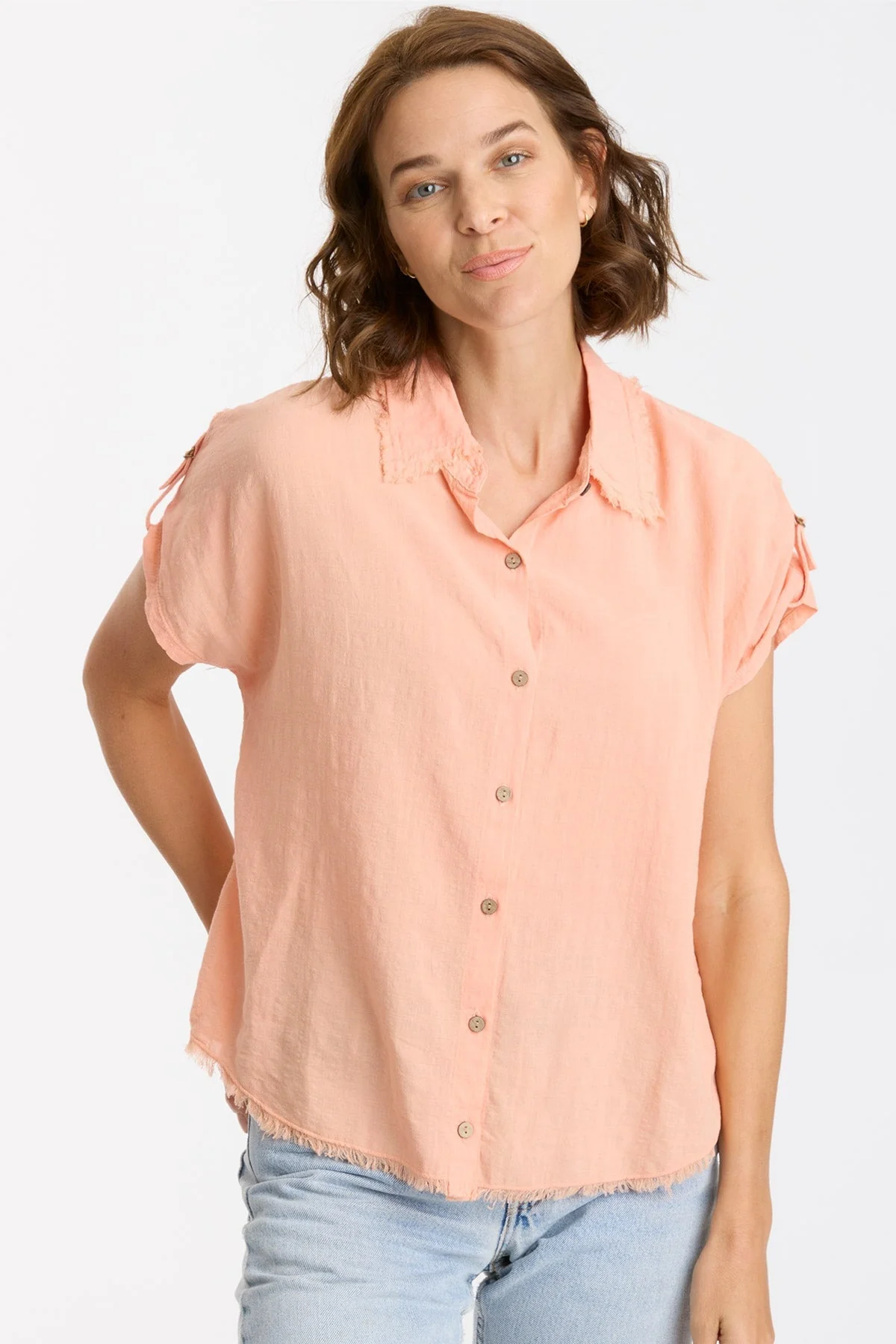 Ninette Button-Up Top - Shopern