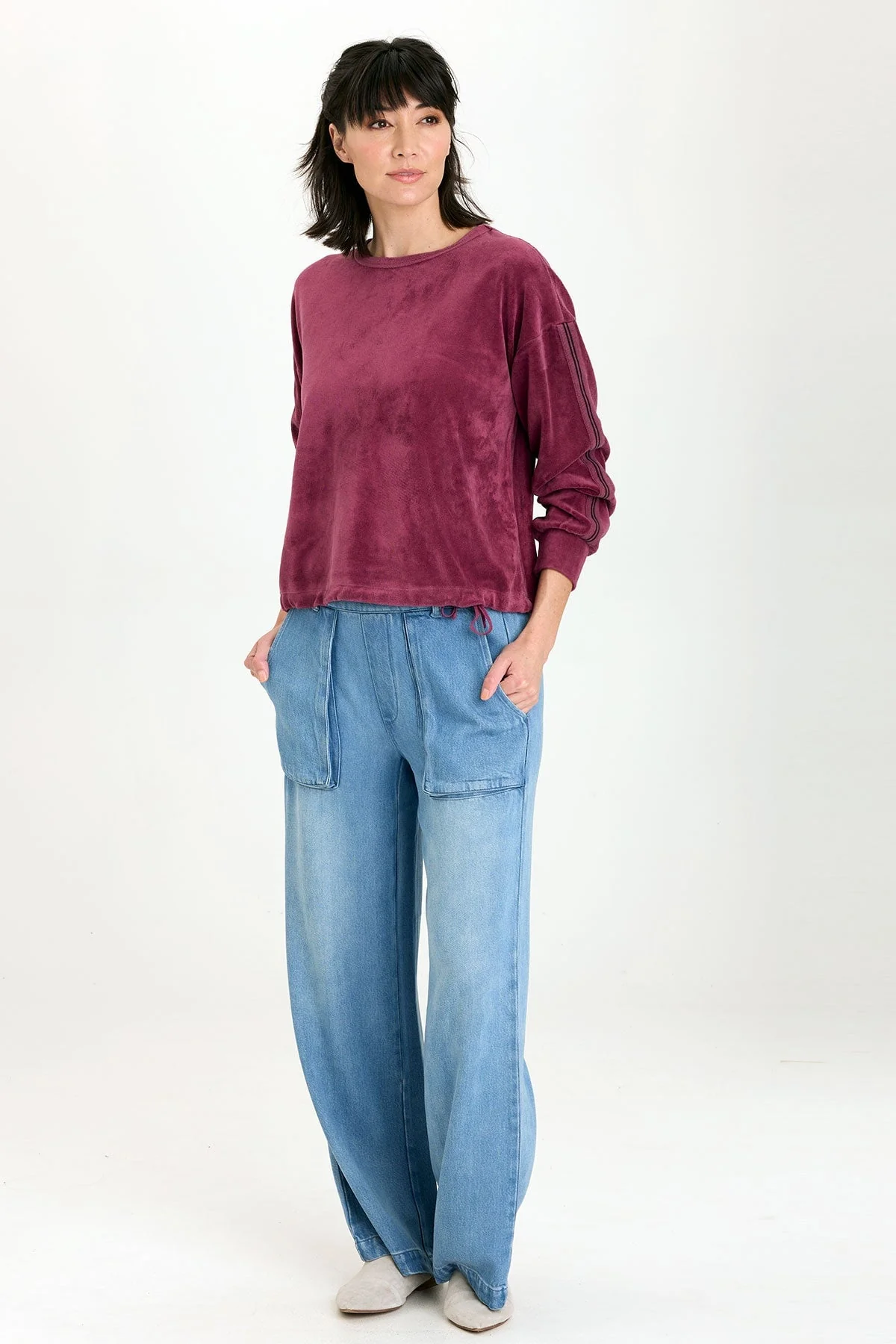 Rugby Stripe Dottie Sweatshirt - Shopern