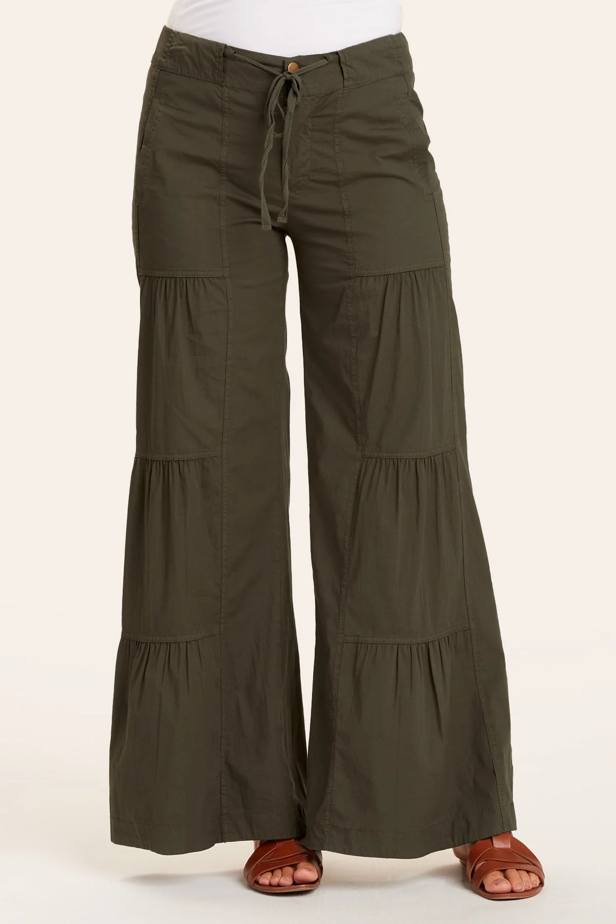 Terraced Wide Leg Pant - Shopern
