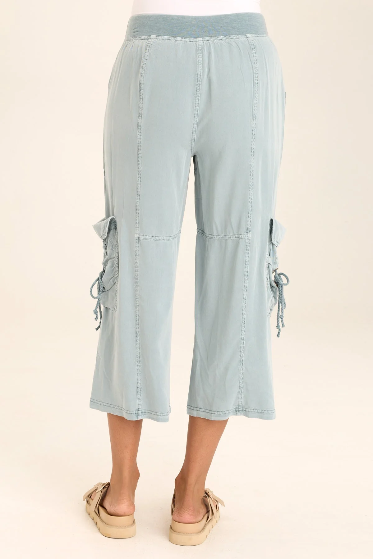 Yana Wide Leg Crop Cargo Gaucho - Shopern