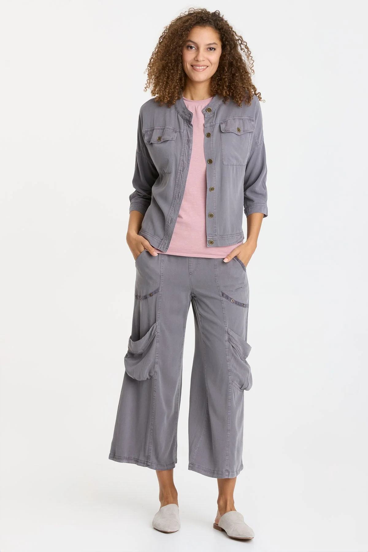 Twill Colbert Jacket - Shopern