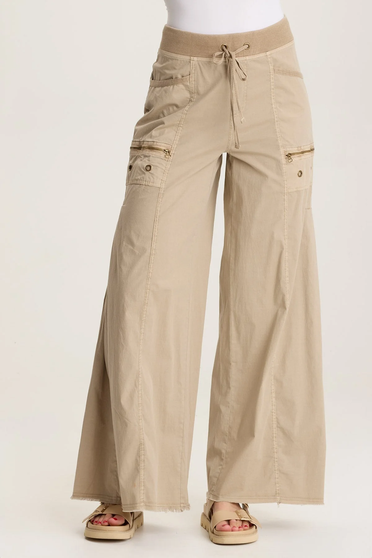 Coline Poplin Wide Leg Pant - Shopern