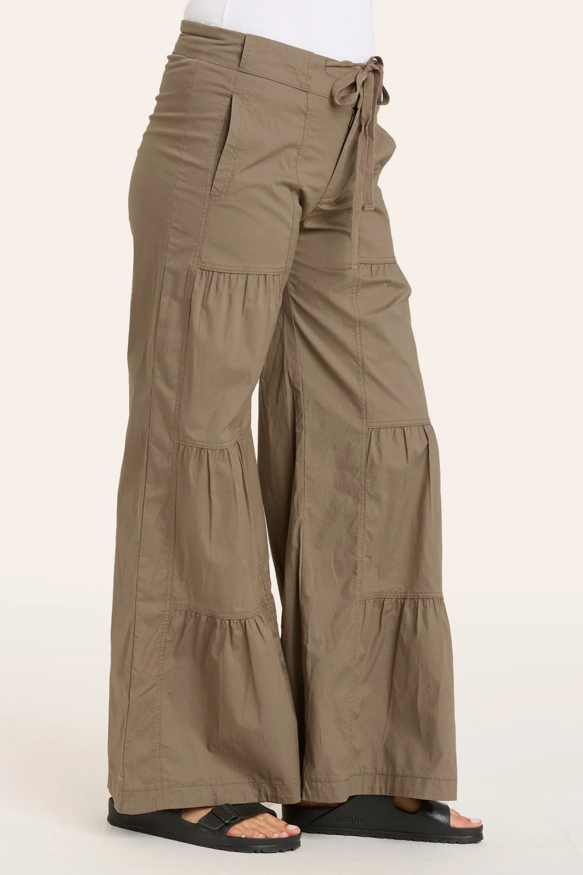 Terraced Wide Leg Pant - Shopern