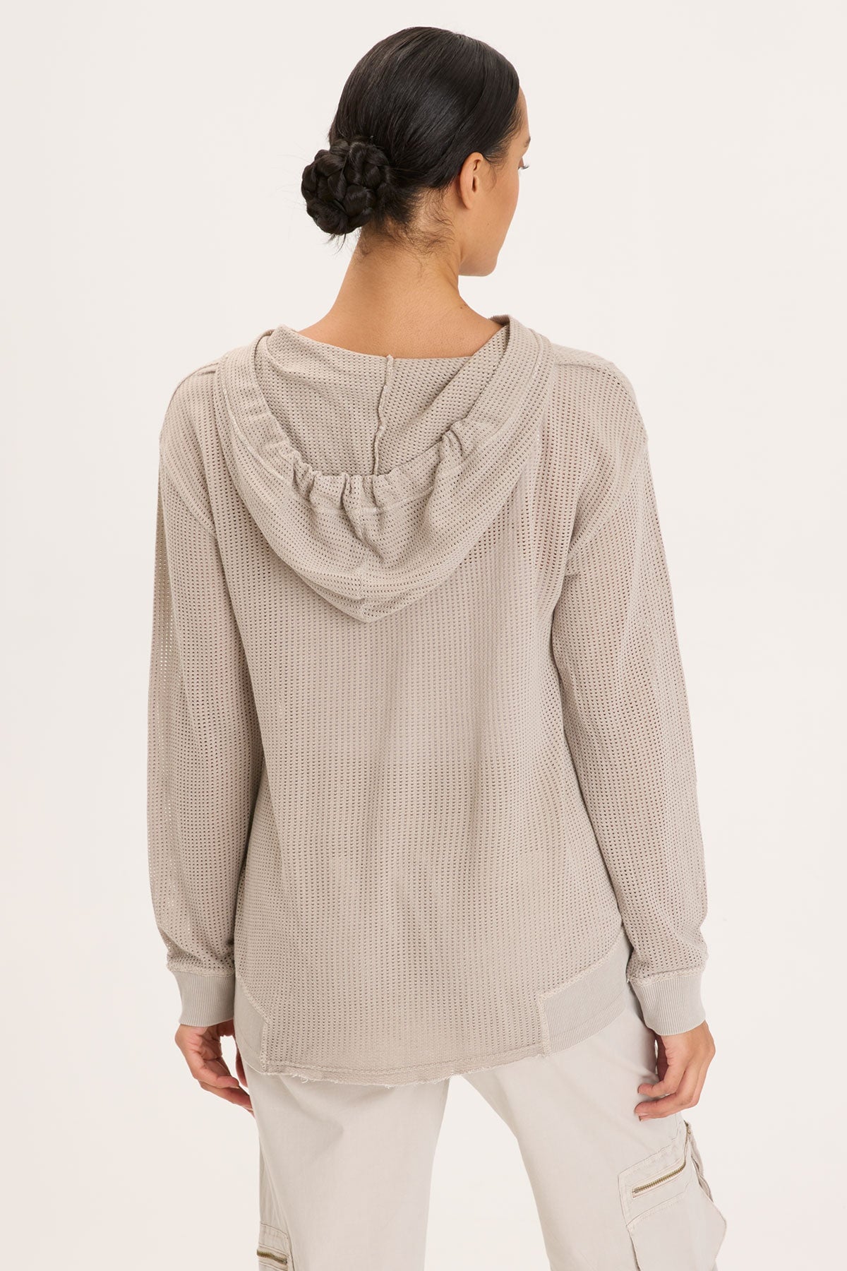 Mesh Sidel Hoodie - Shopern