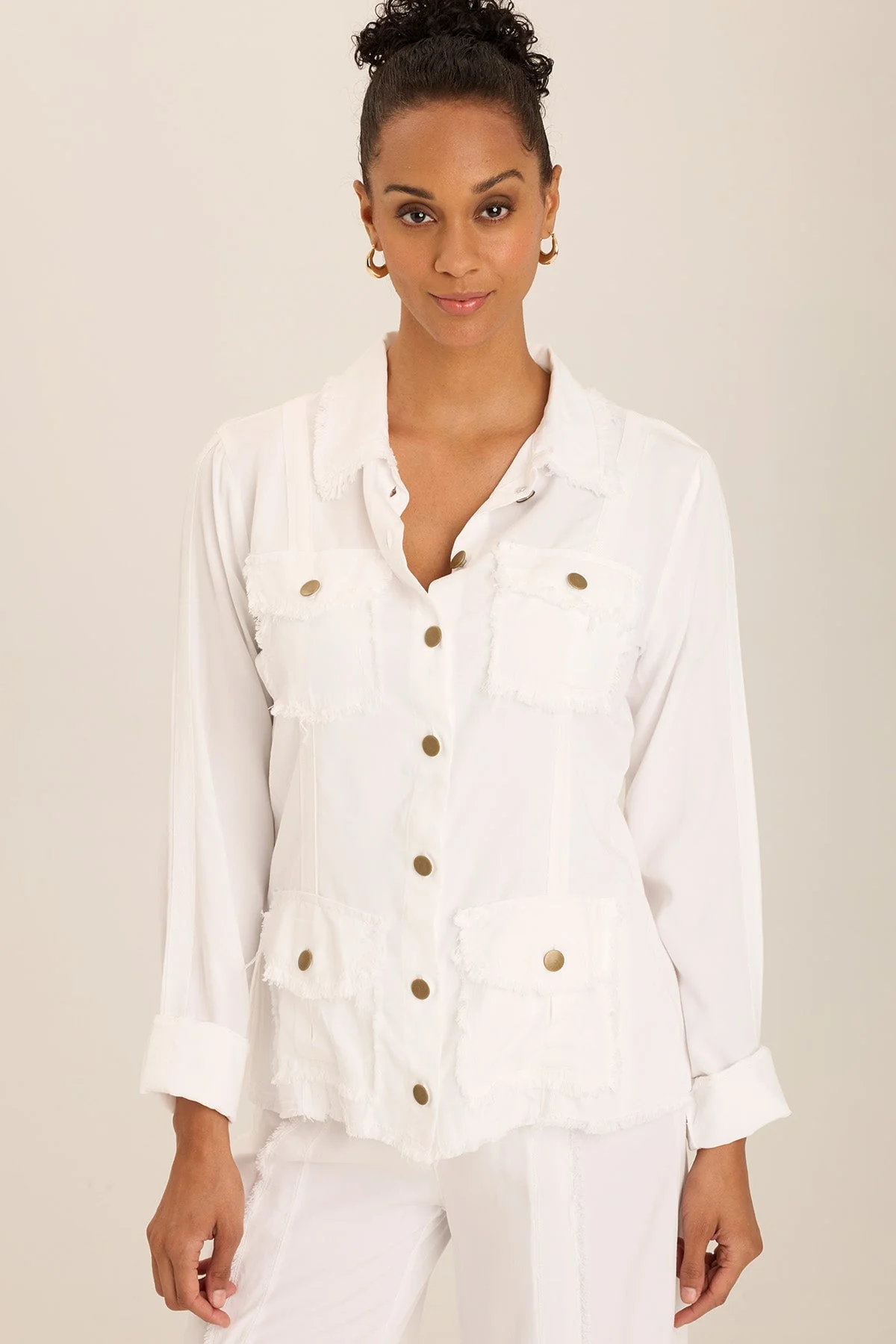 Twill Safari Jacket - Shopern