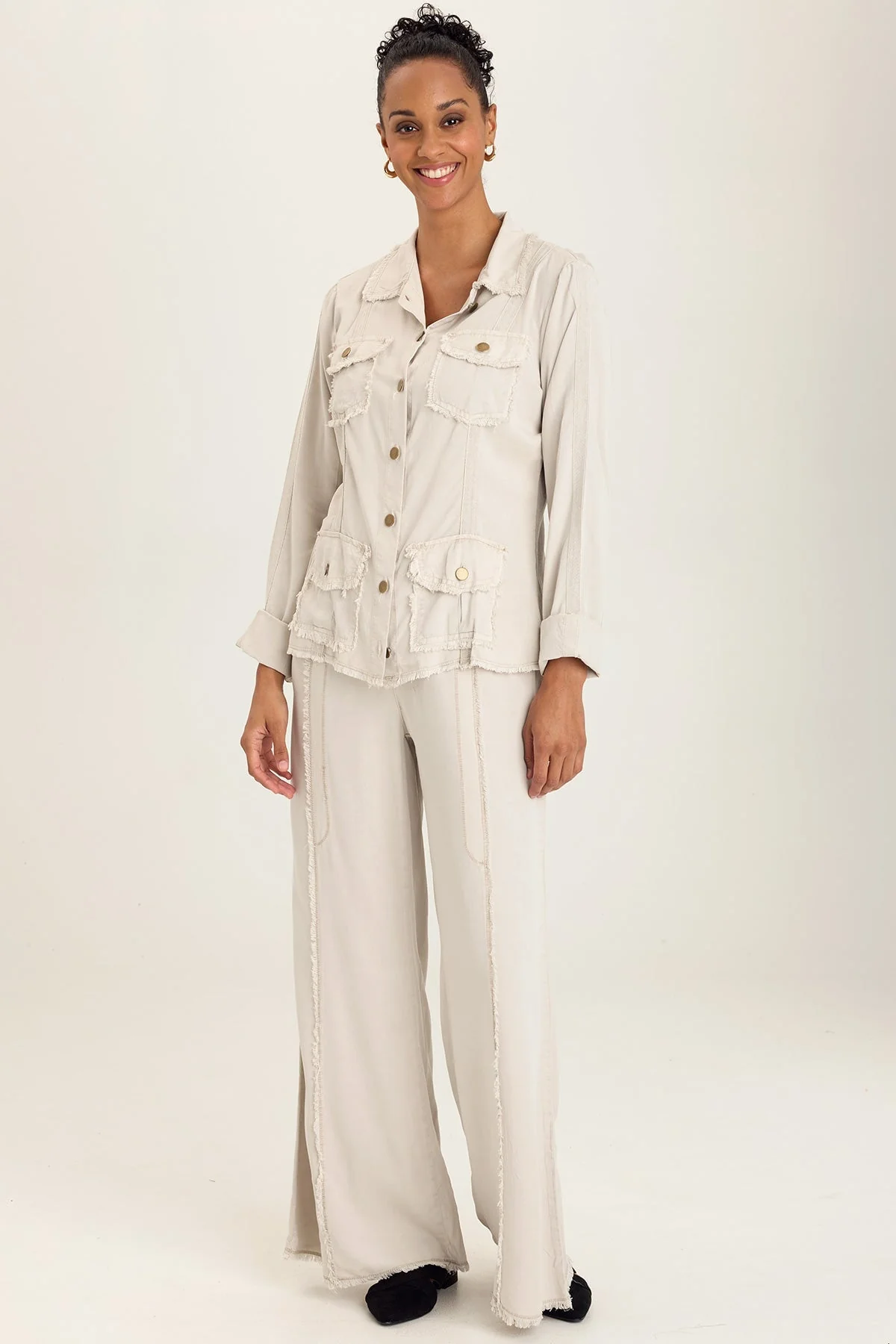 Twill Safari Jacket - Shopern