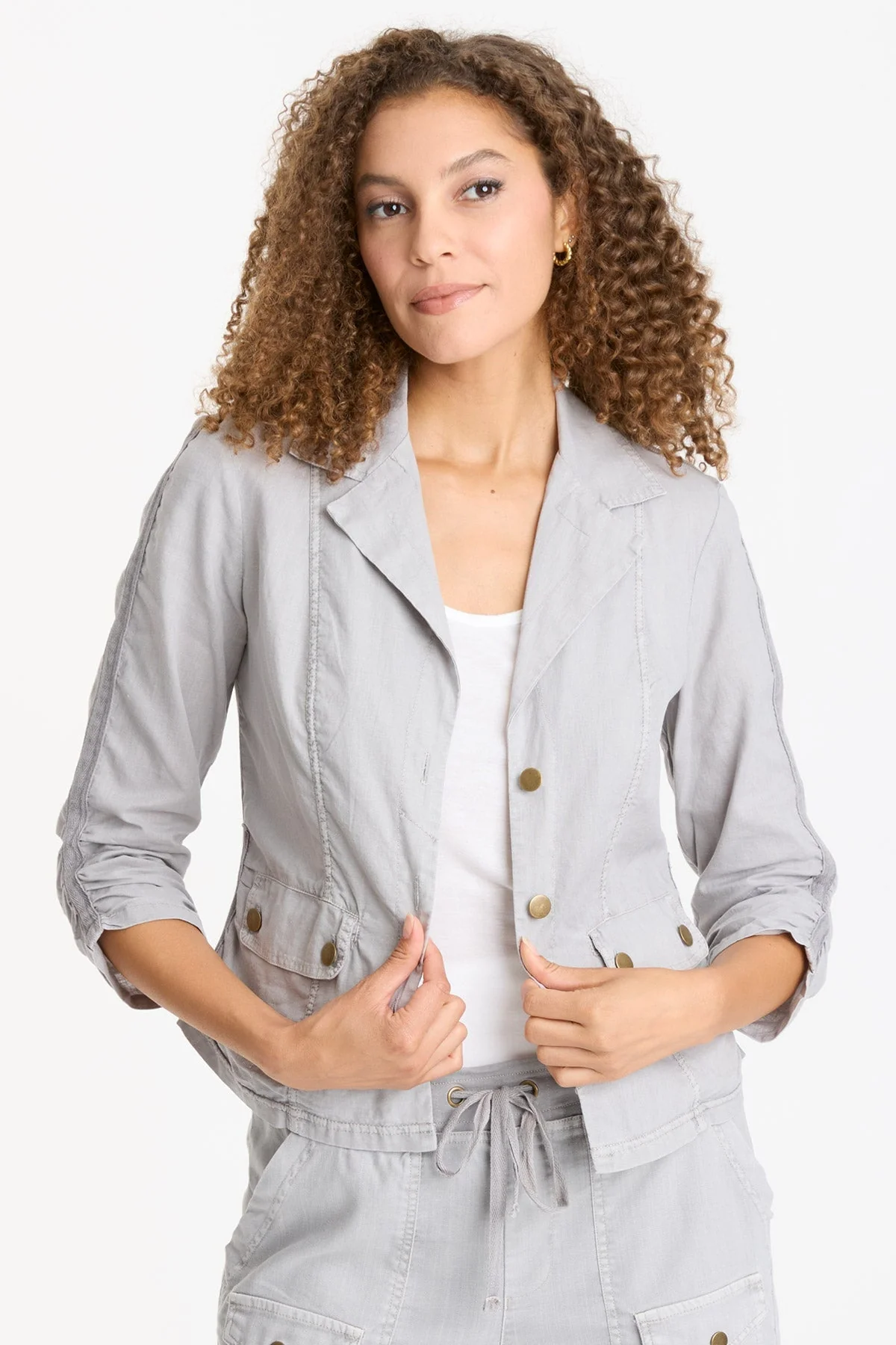 Linen Folksy Jacket - Shopern
