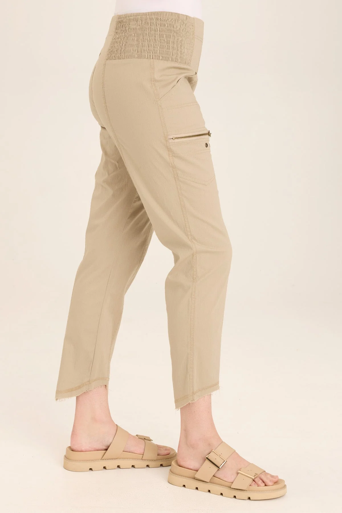 Acker Zipper Slim Crop - Shopern