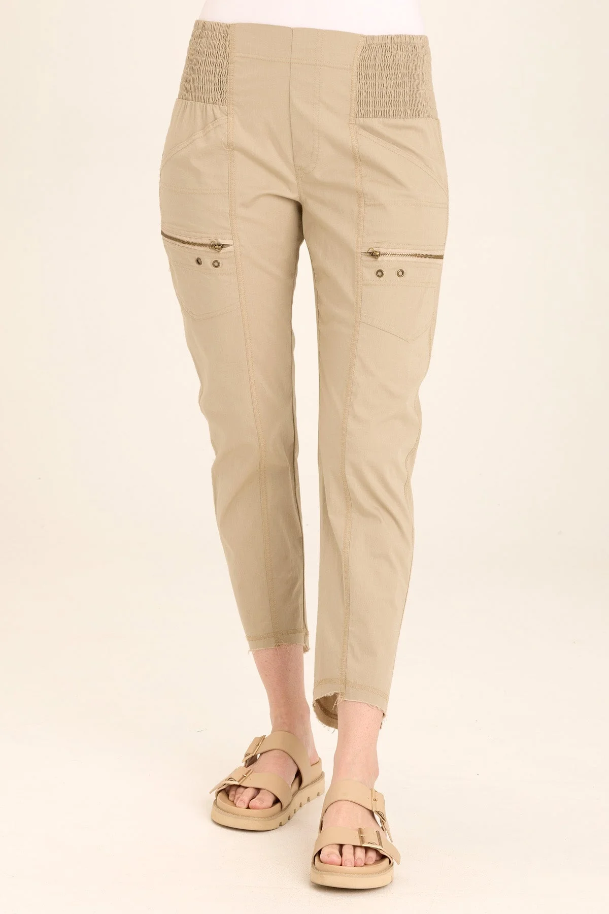 Acker Zipper Slim Crop - Shopern