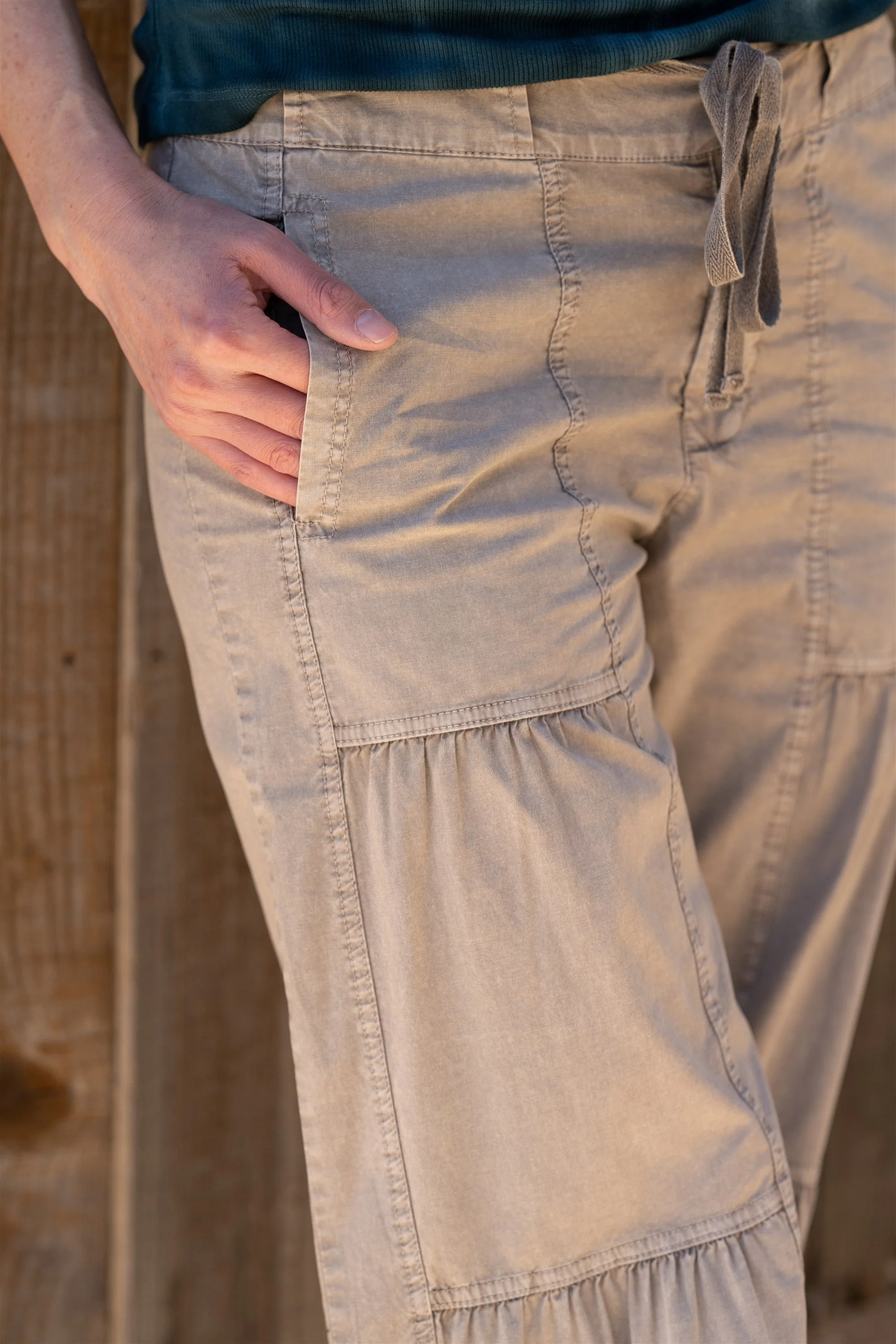 Terraced Wide Leg Pant - Shopern