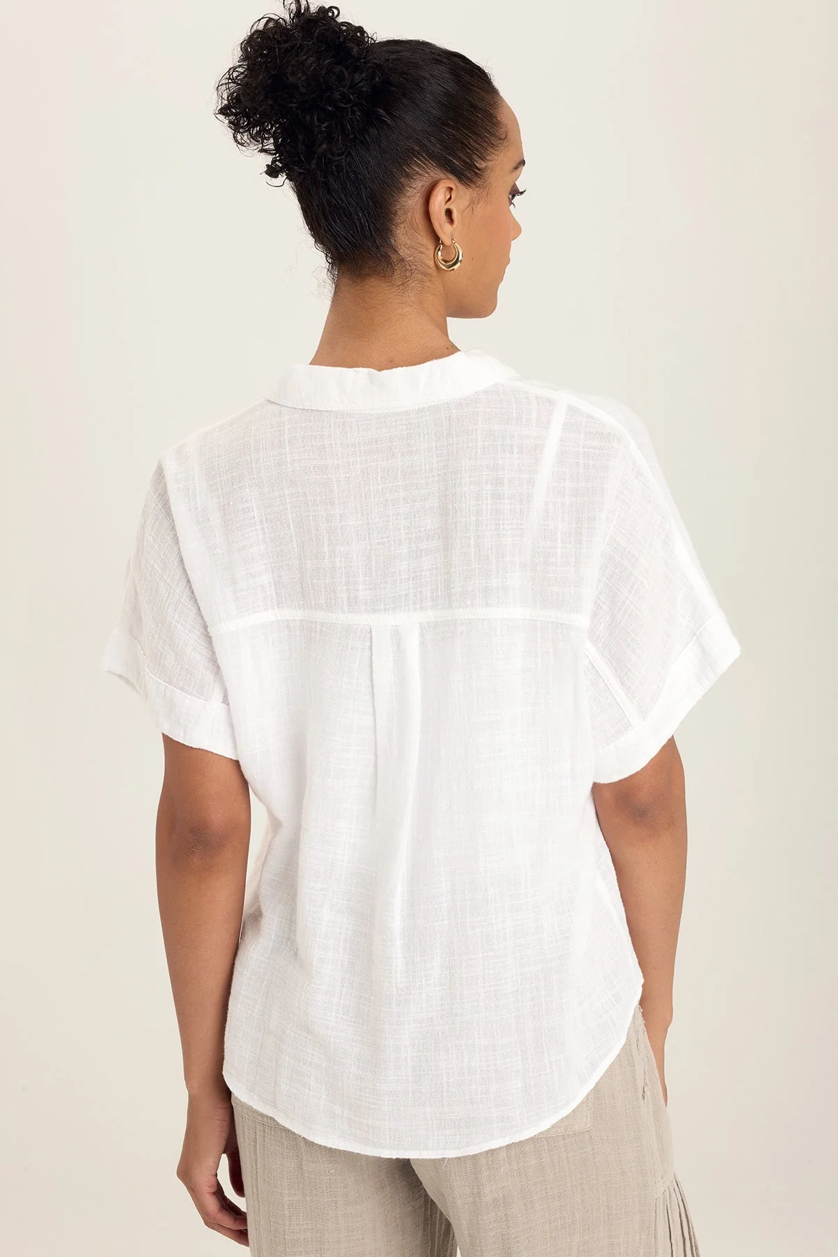 Gauze Teagan Tie Top - Shopern