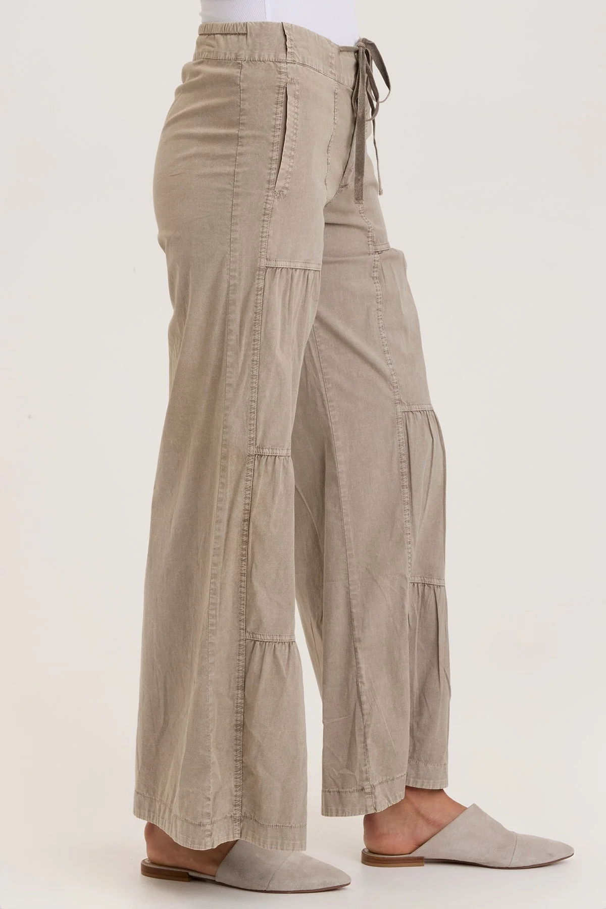 Terraced Wide Leg Pant - Shopern