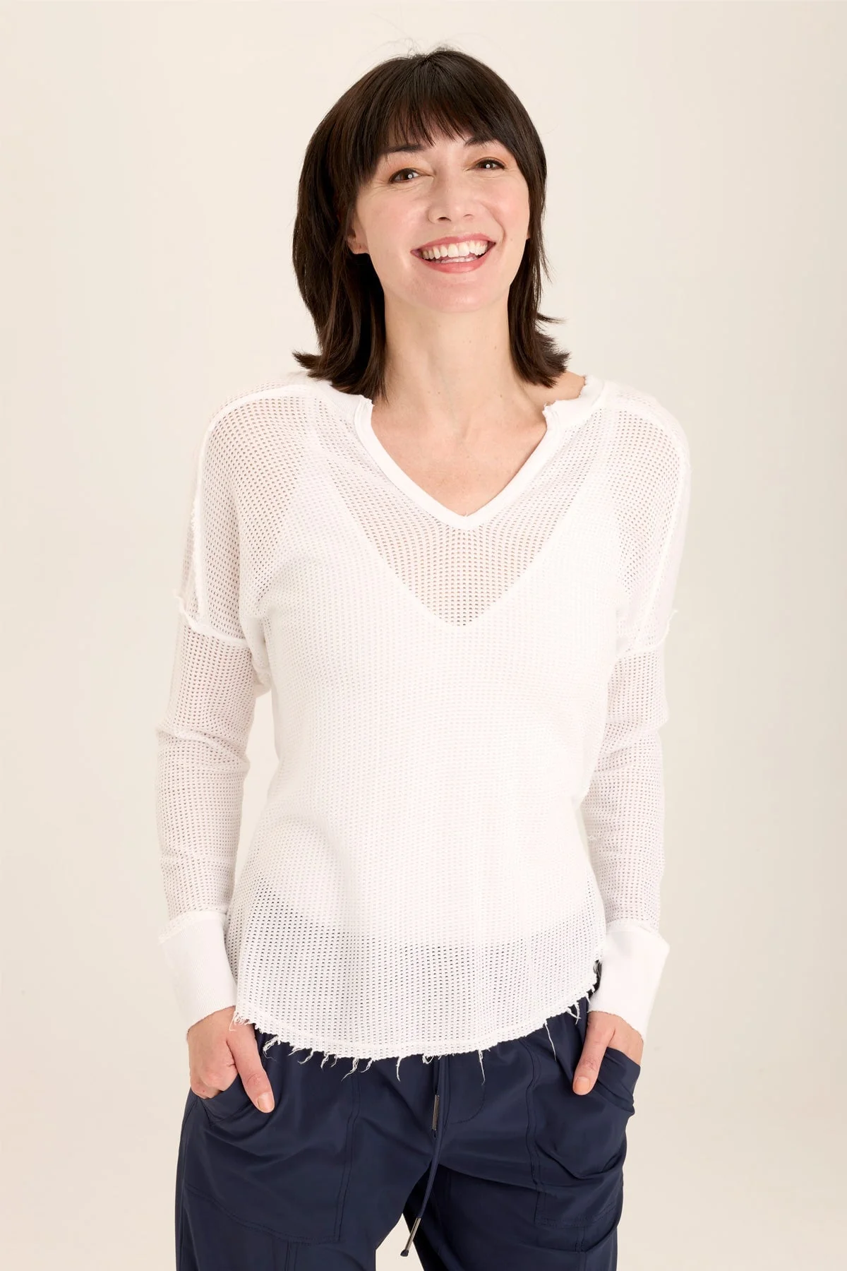 Mesh Bullock Pullover - Shopern