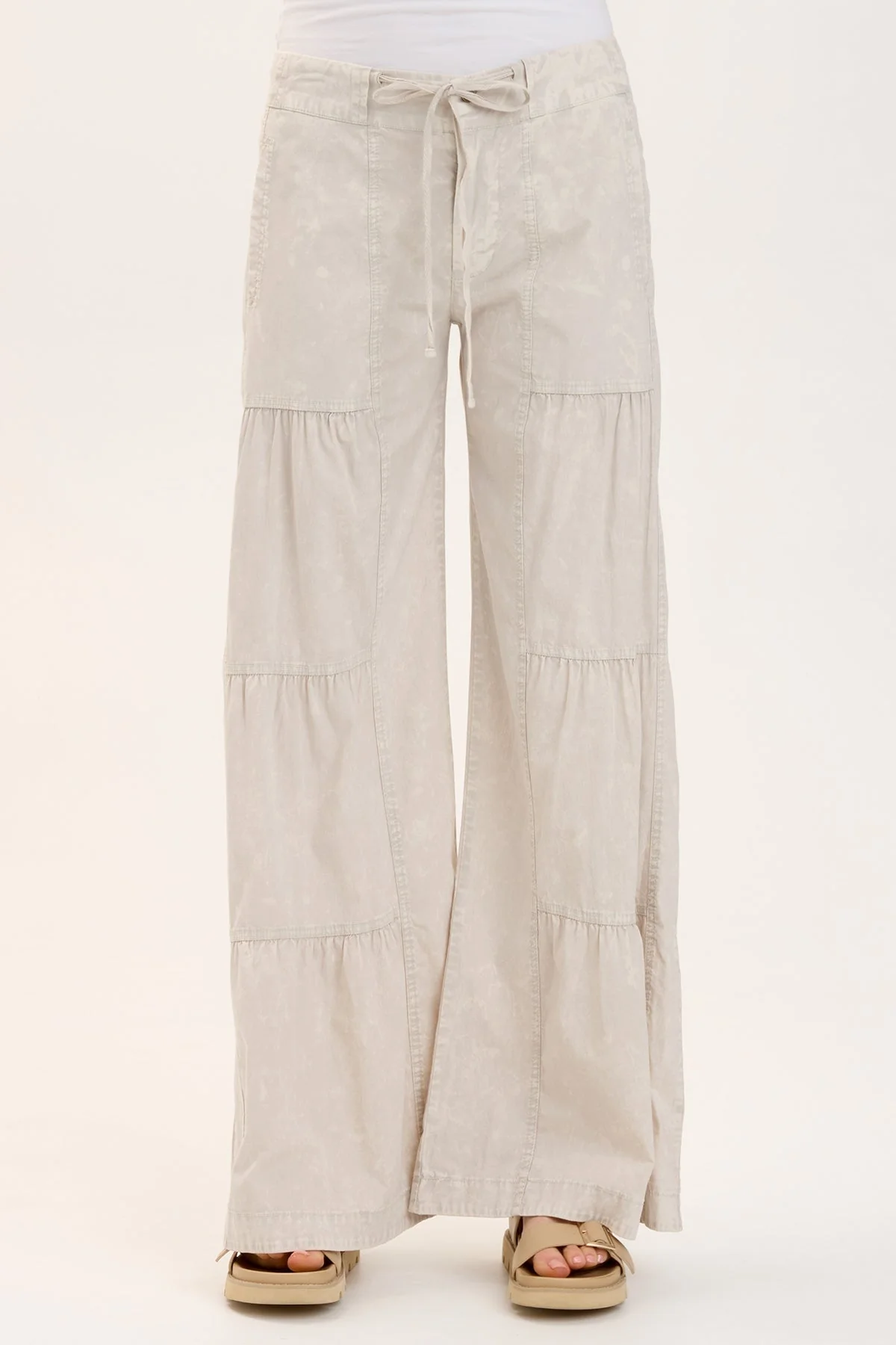 Terraced Wide Leg Pant - Shopern