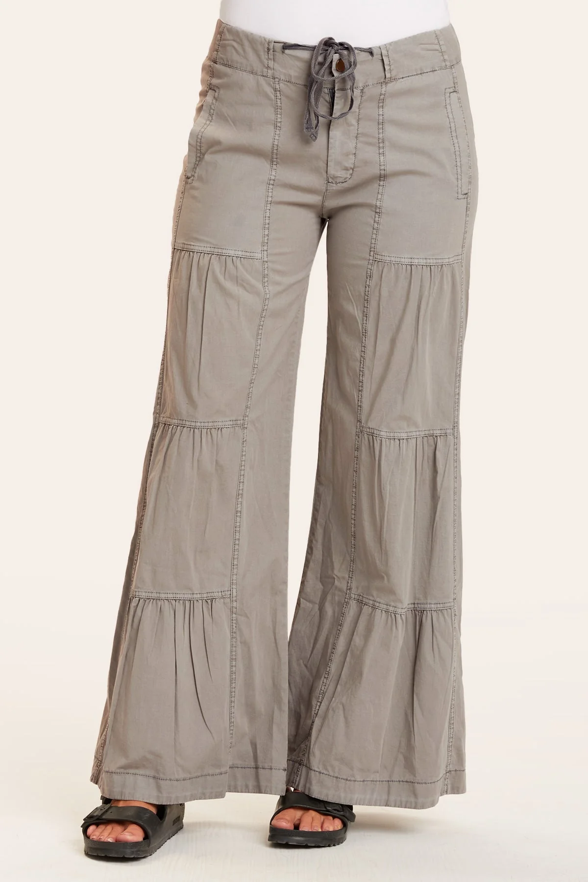 Terraced Wide Leg Pant - Shopern