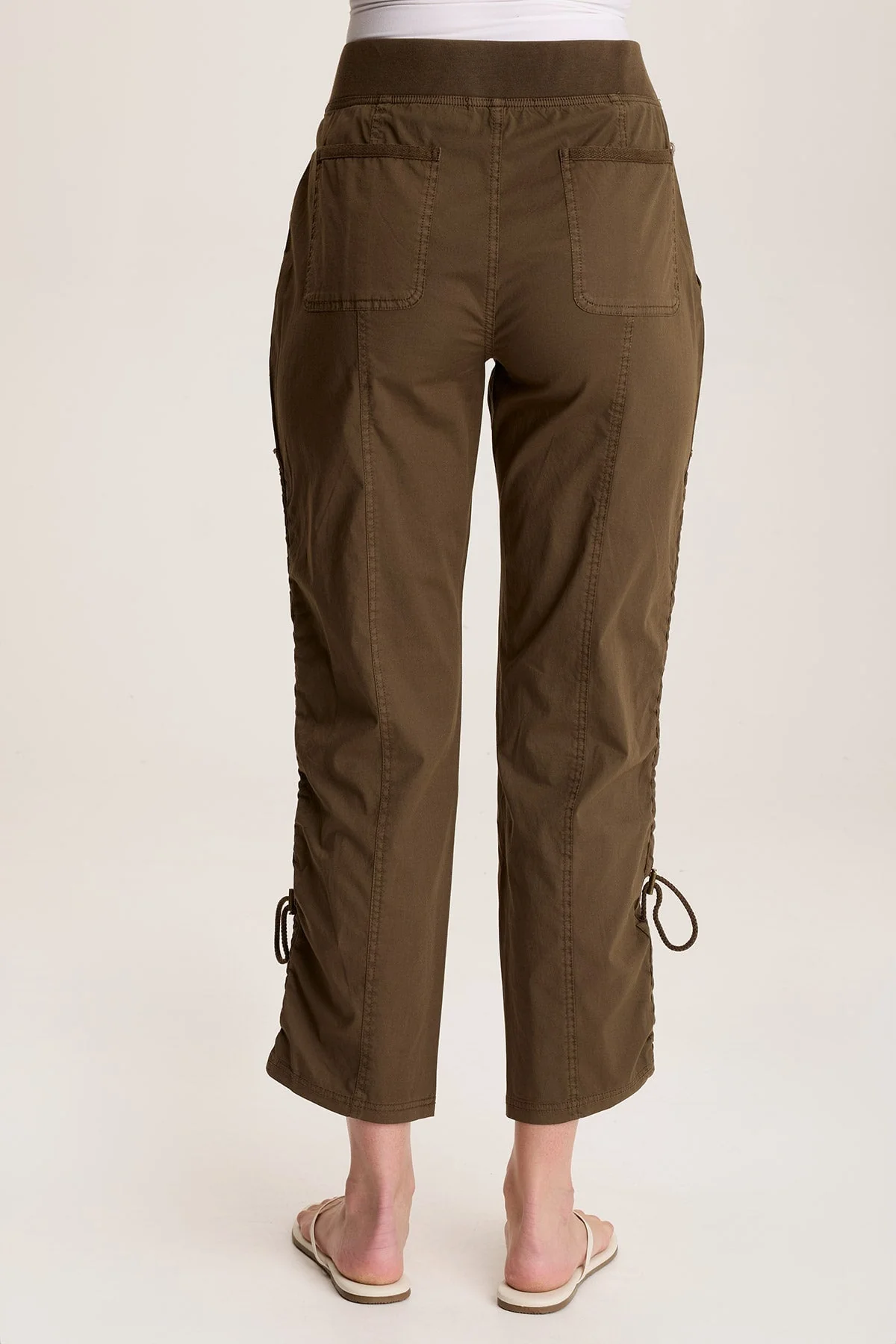 Otish Slim Poplin Crop - Shopern