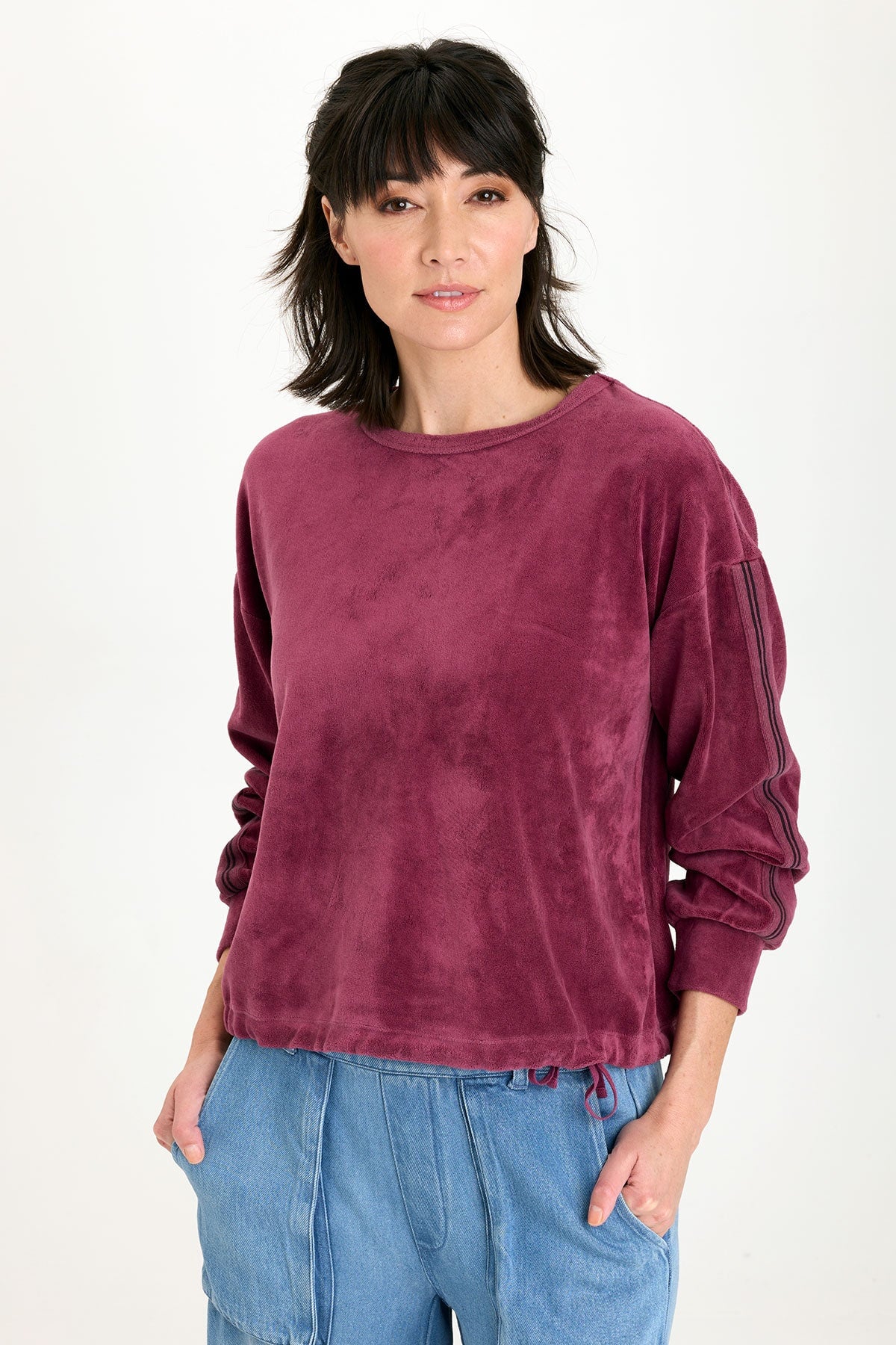 Rugby Stripe Dottie Sweatshirt - Shopern